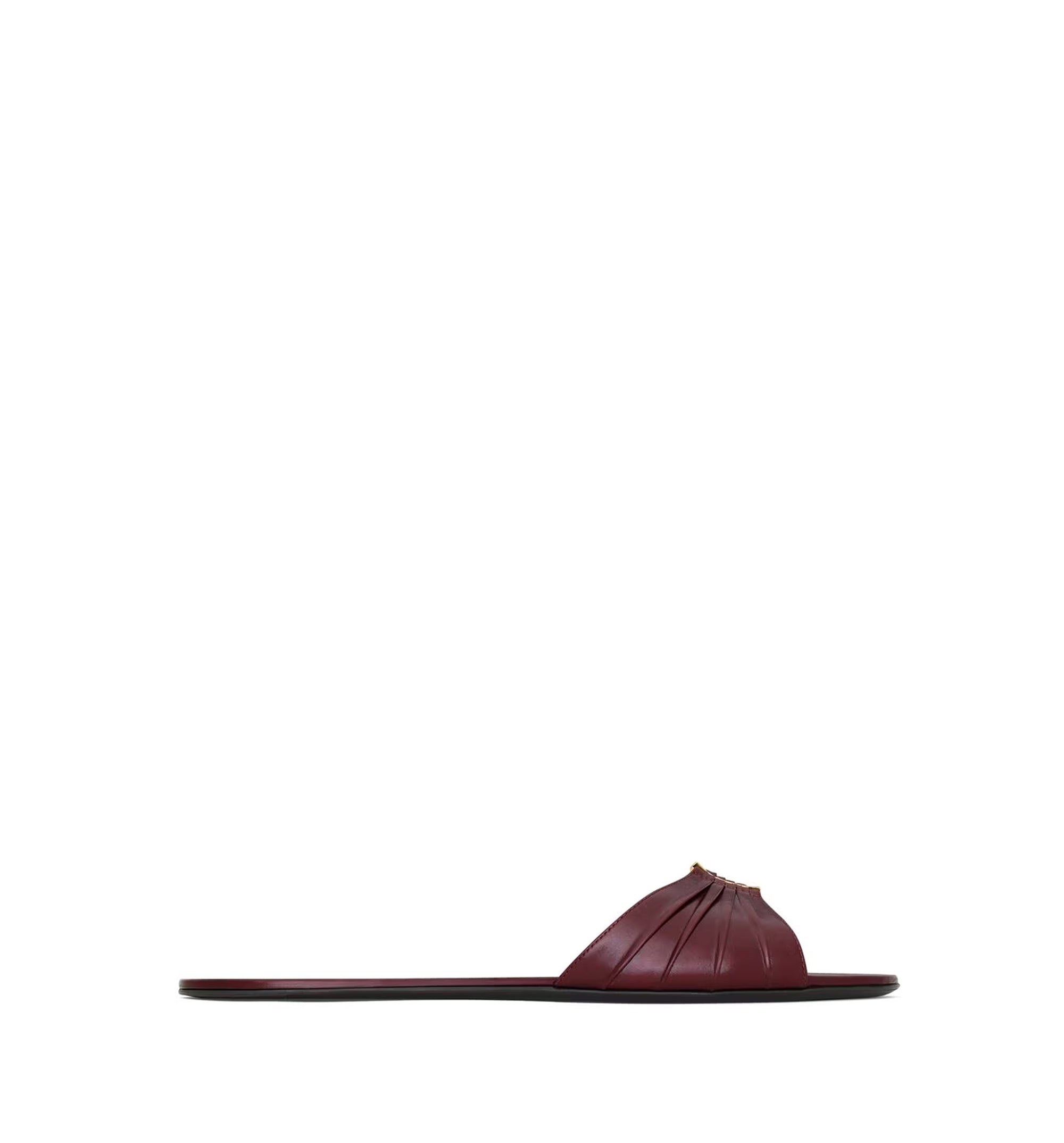 Babylone Slides In Smooth Leather