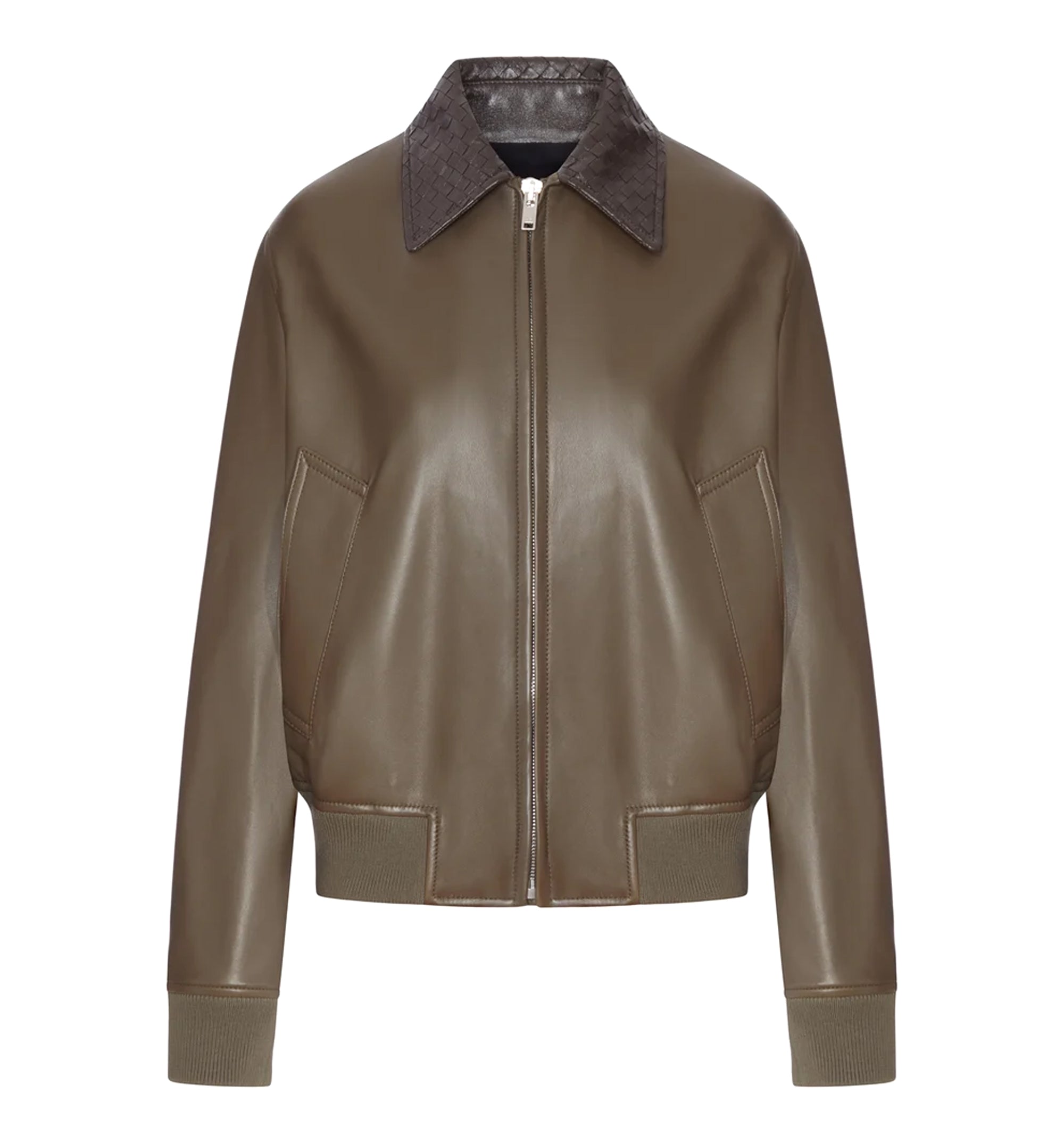 Shiny Leather Blouson