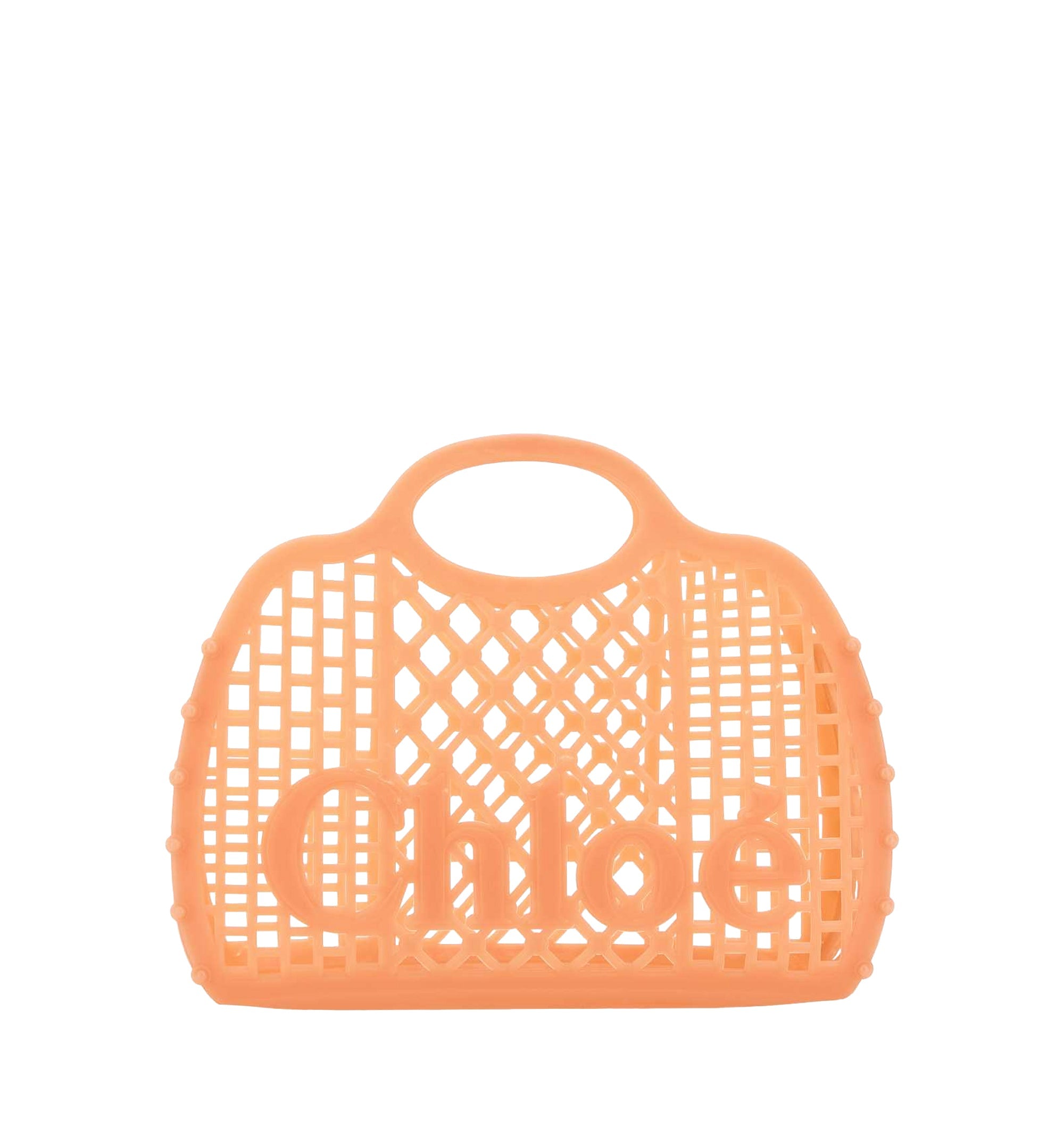 Chloé Cage Tote Bag In Jelly