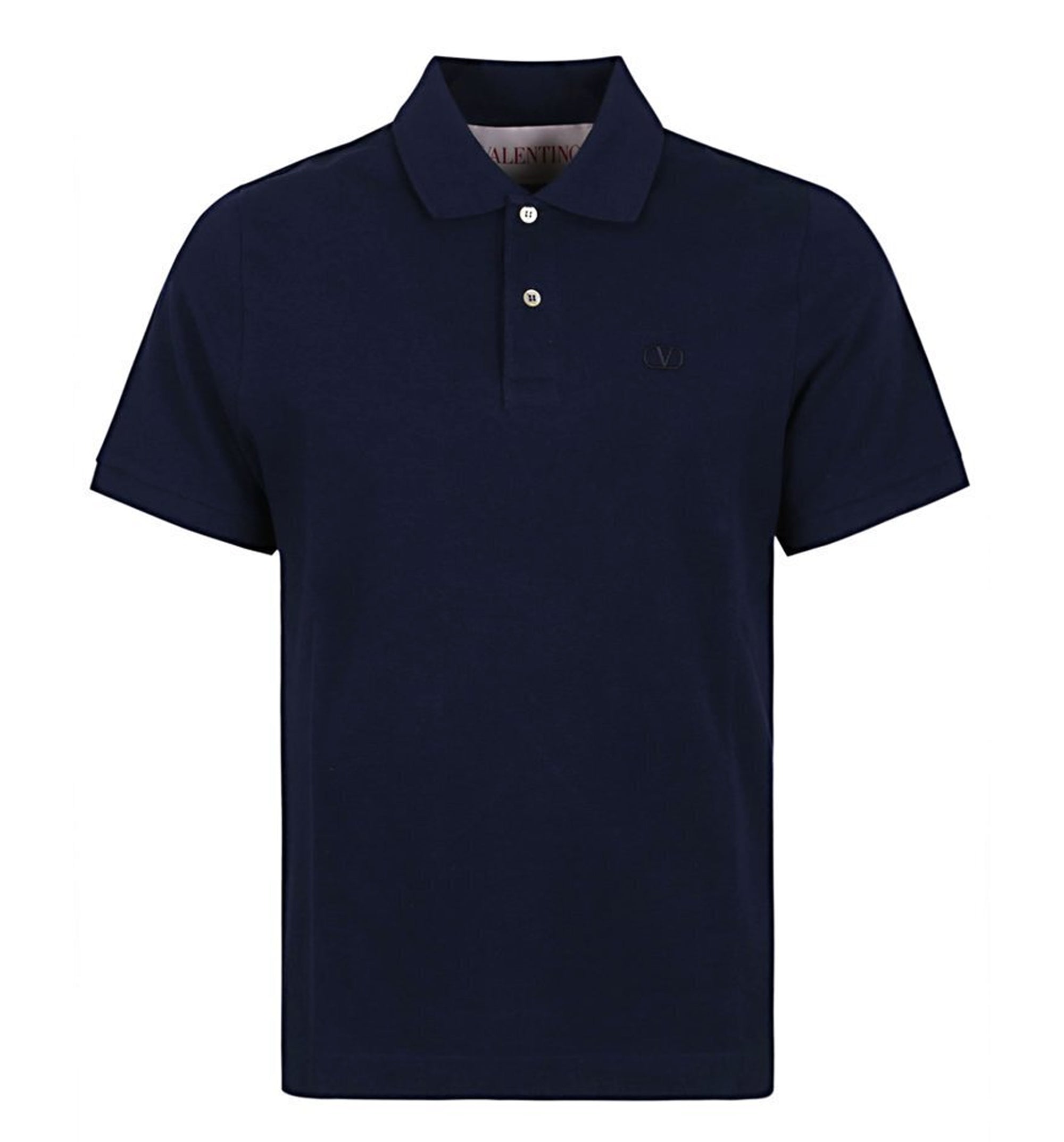 VLogo Cotton Piqué Polo Shirt
