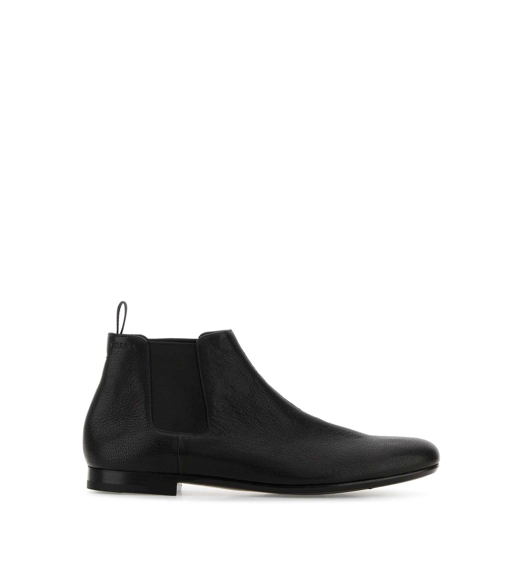 Leather ankle boots