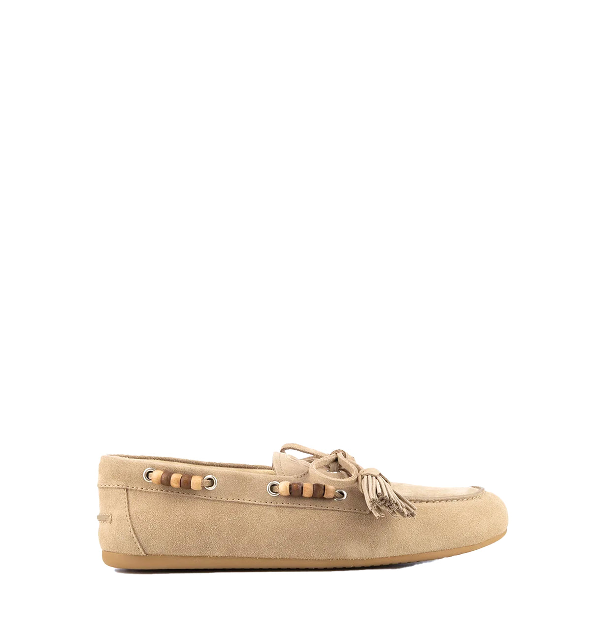 Suede Deck shoes with tassels
