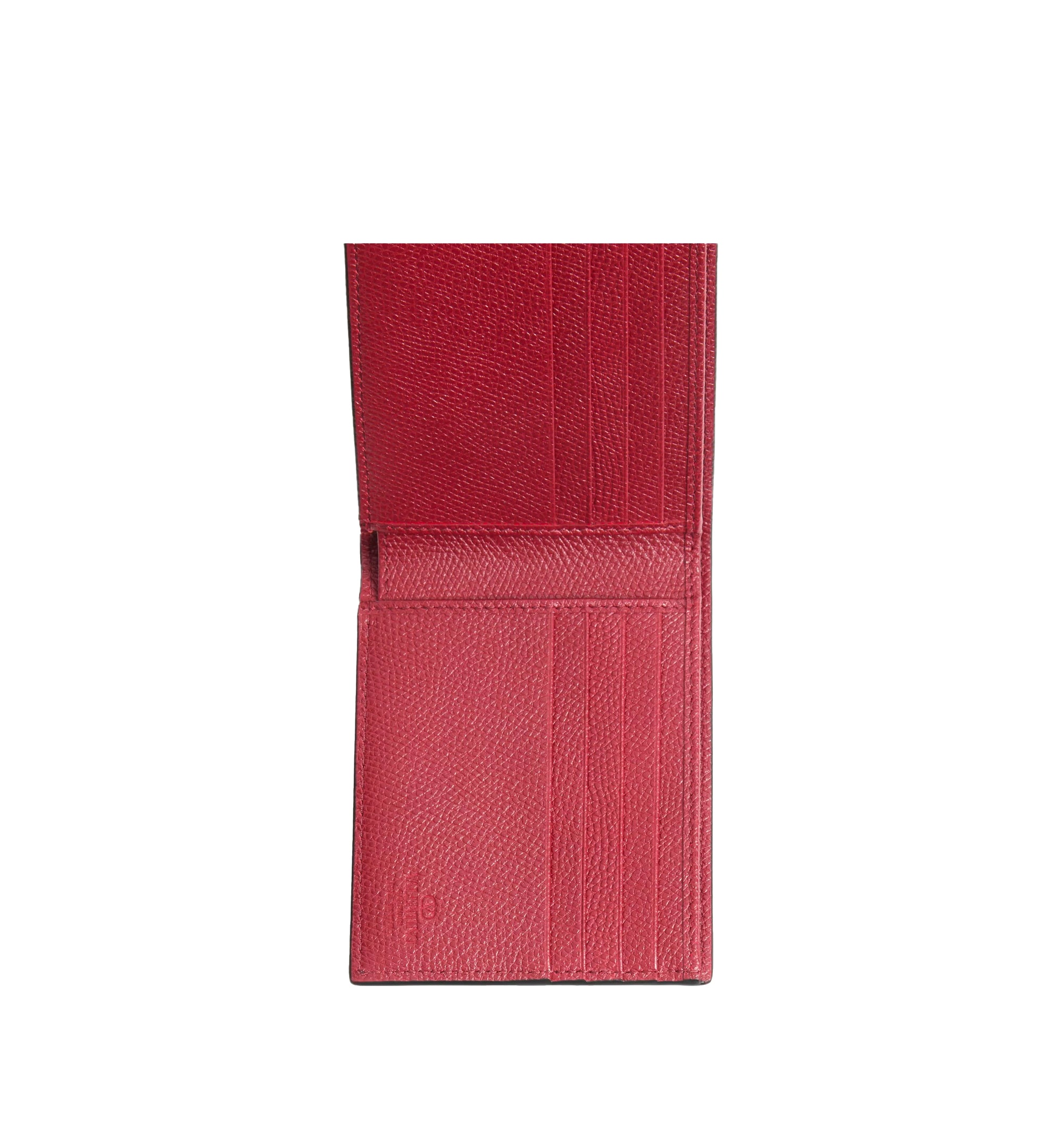 VLogo Signature Grainy Calfskin Wallet