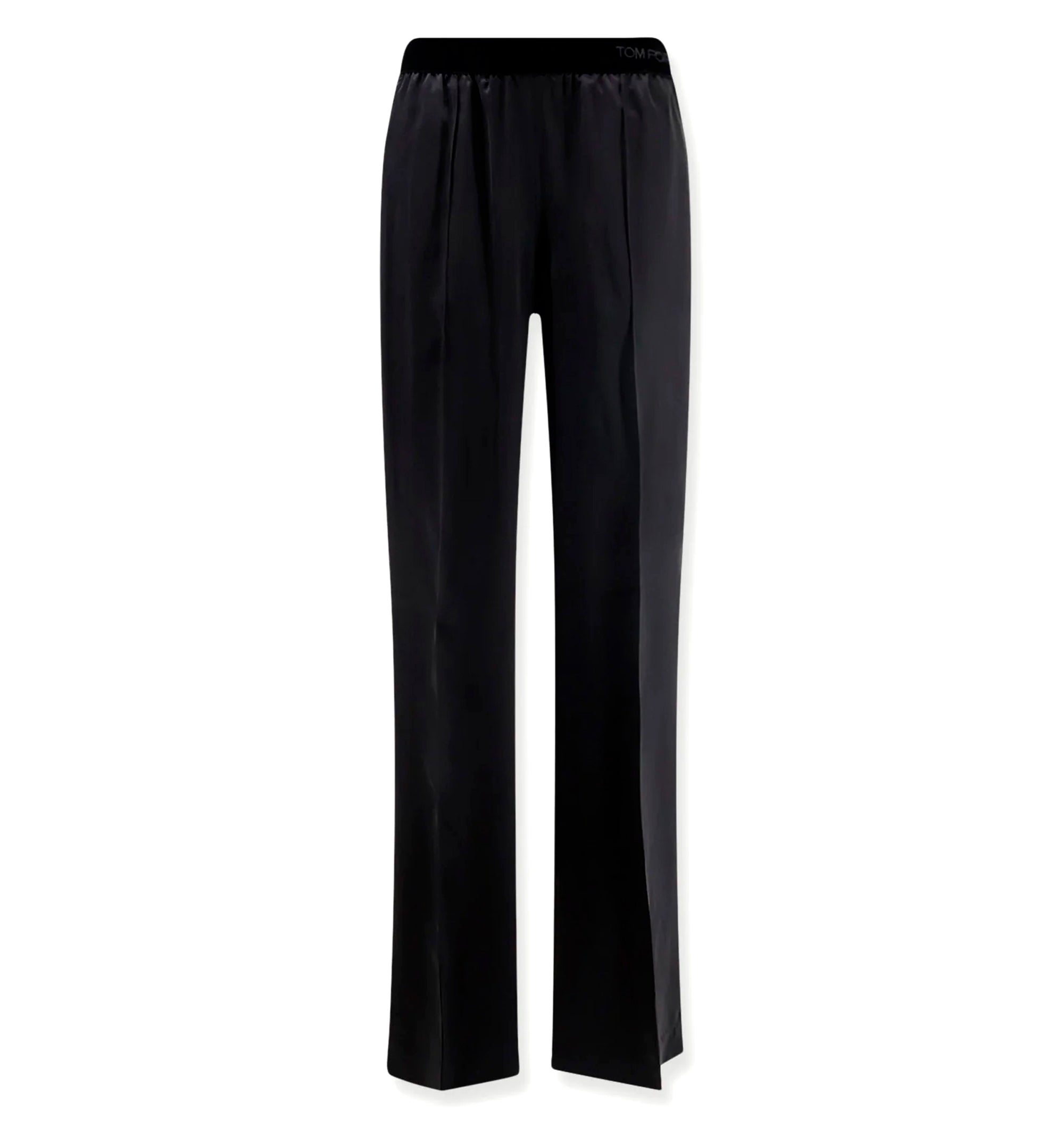 Stretch Silk Satin Pj Pants