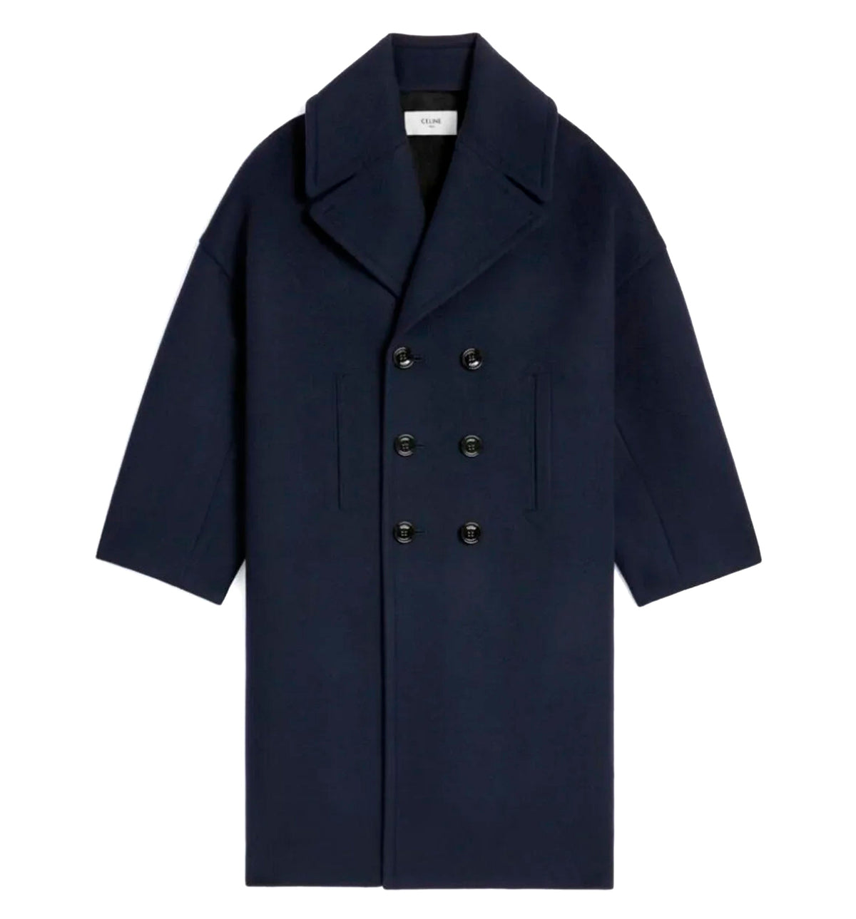 Navy Wool Coat