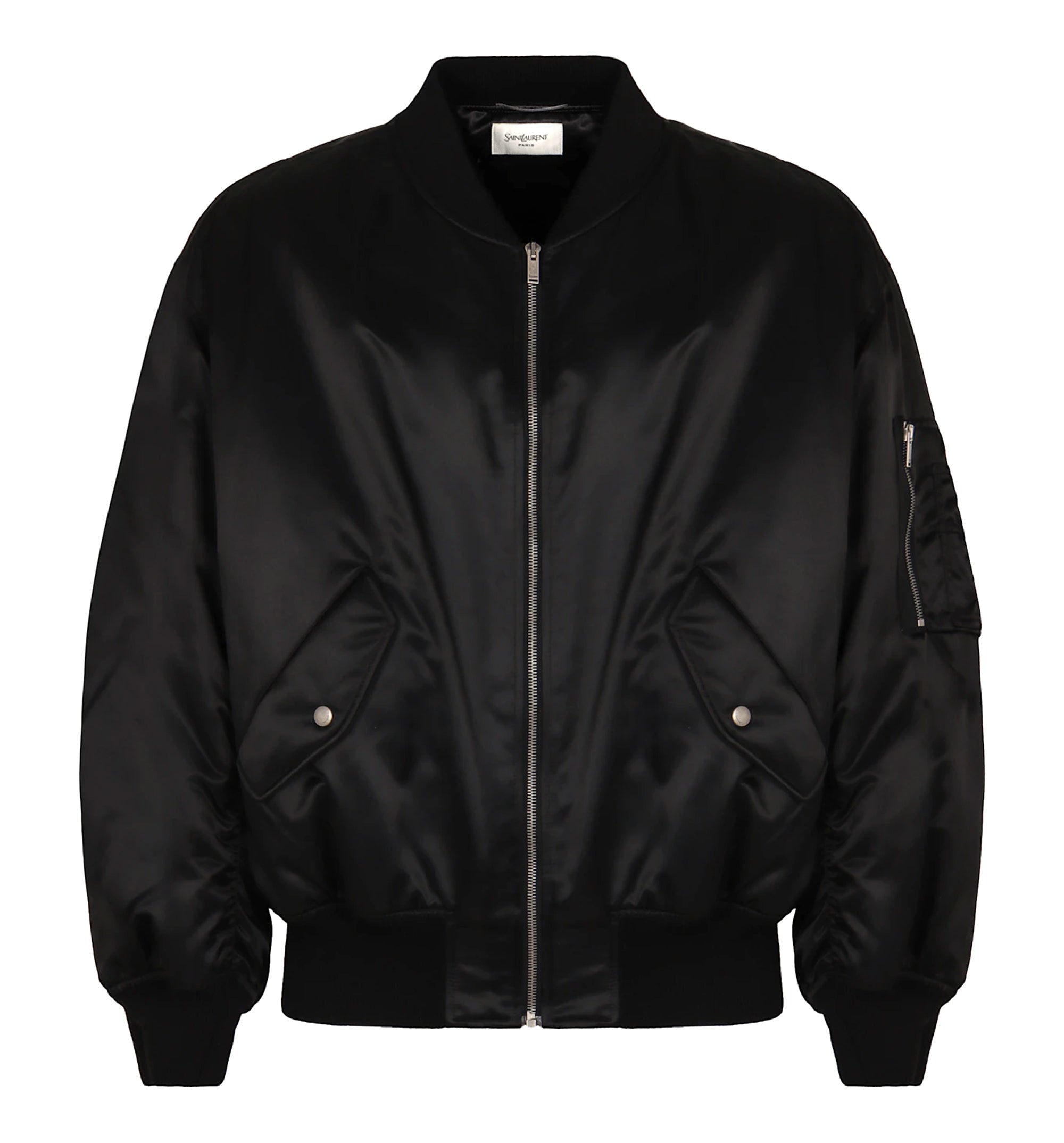 Bomber Jacket in Water-Repellent Nylon Serge