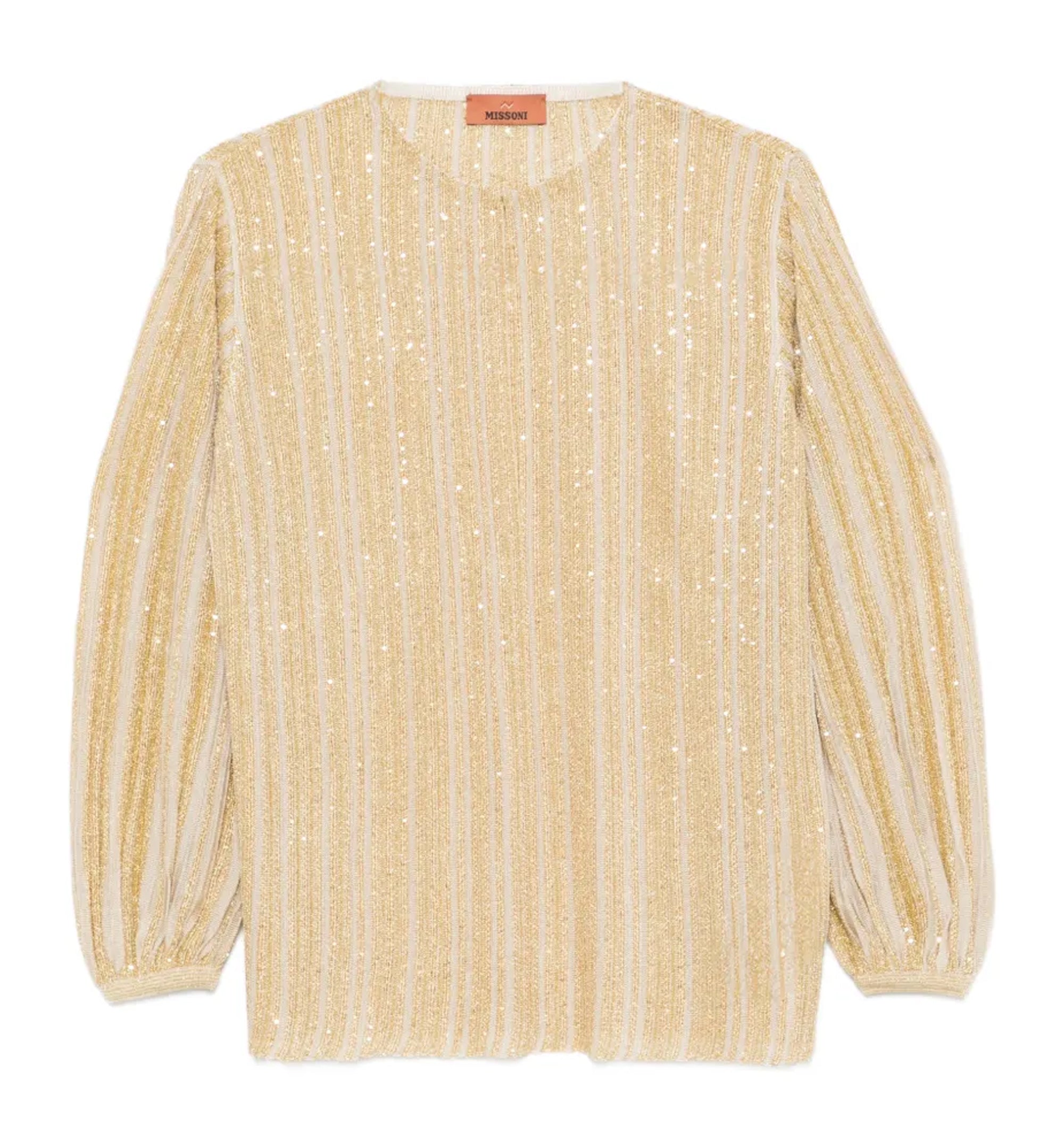 Striped Knit Blouse