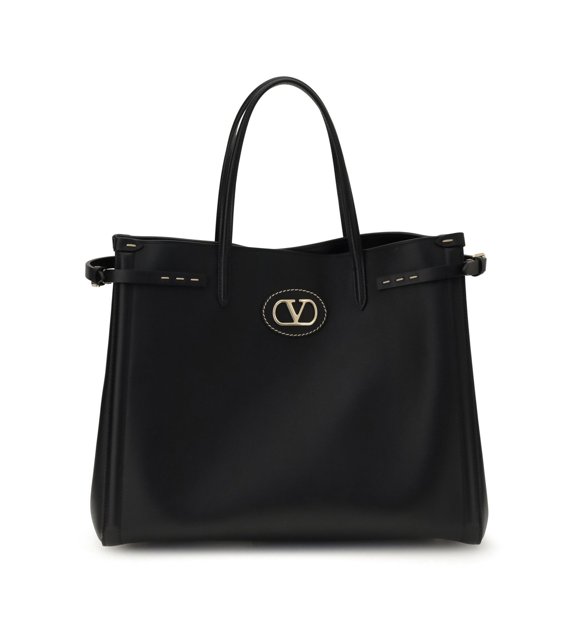 Antibes Medium Leather Tote Bag