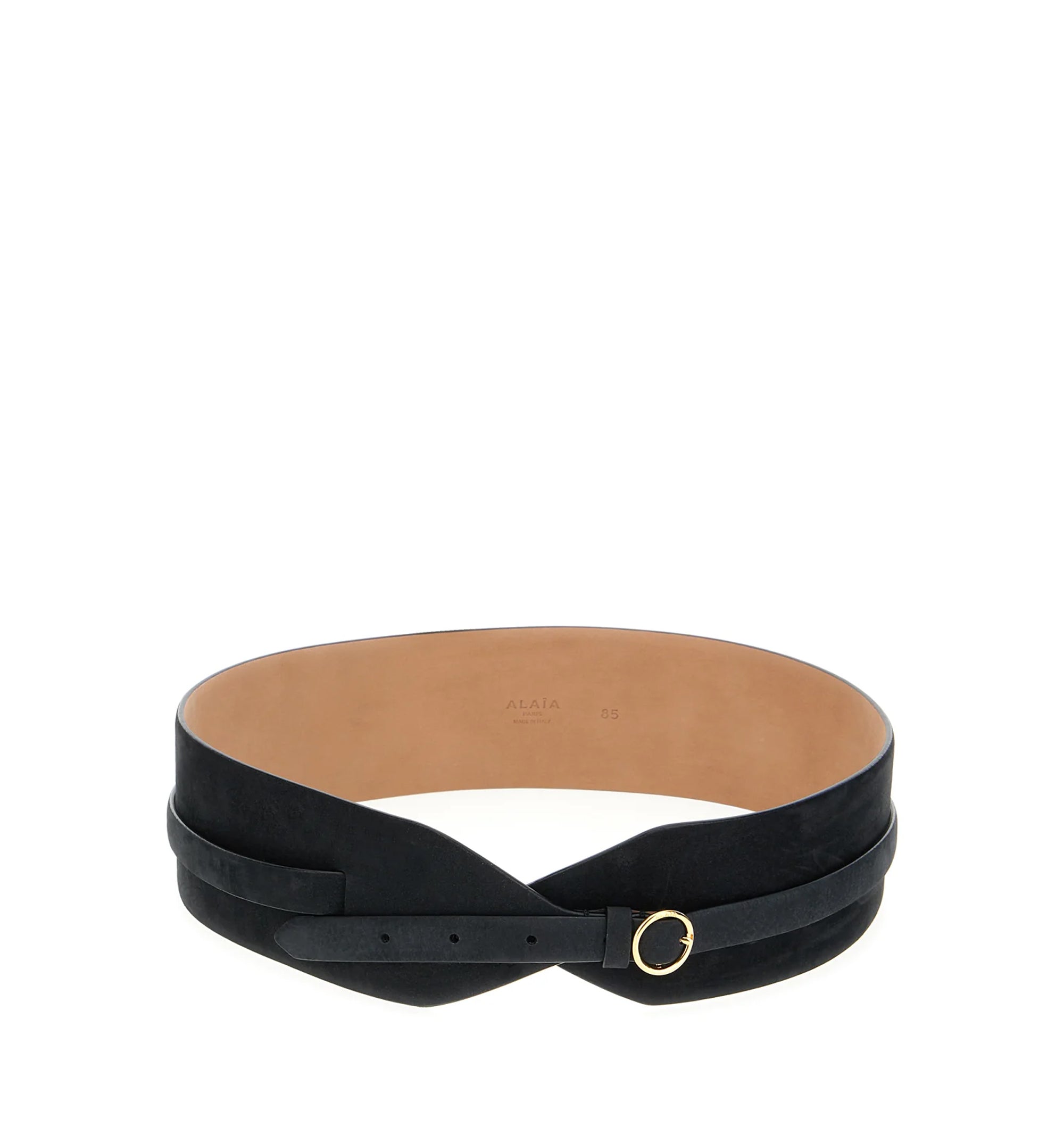 Asymmetric Buckle Detailed Belt