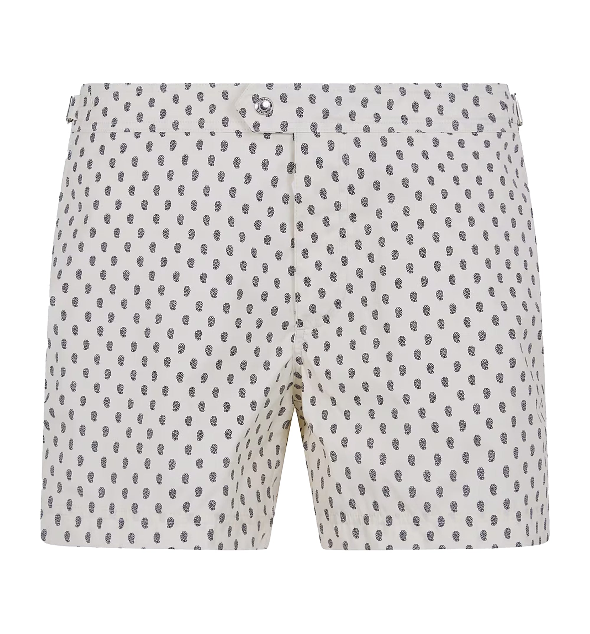 Paisley Print Nylon Swim Short