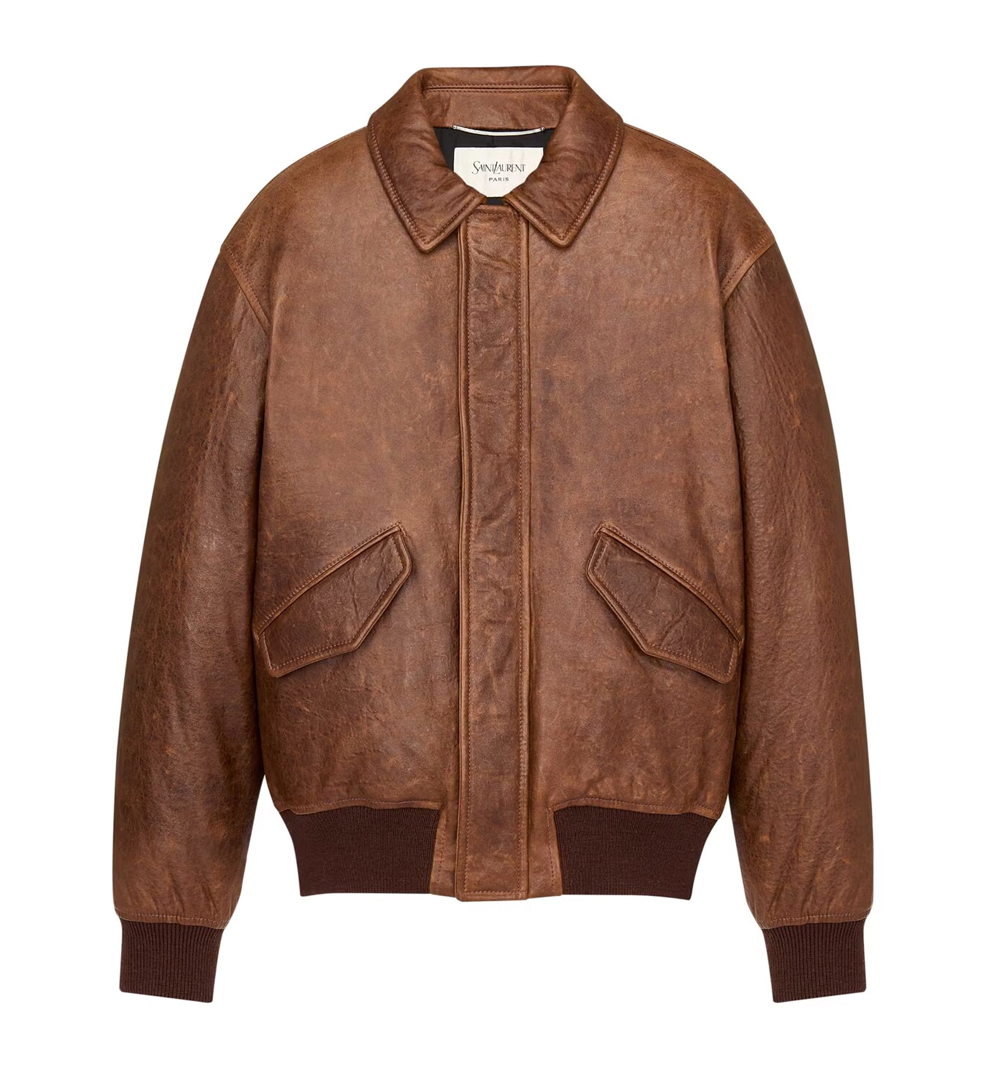 Jacket In Vintage Grained Lambskin