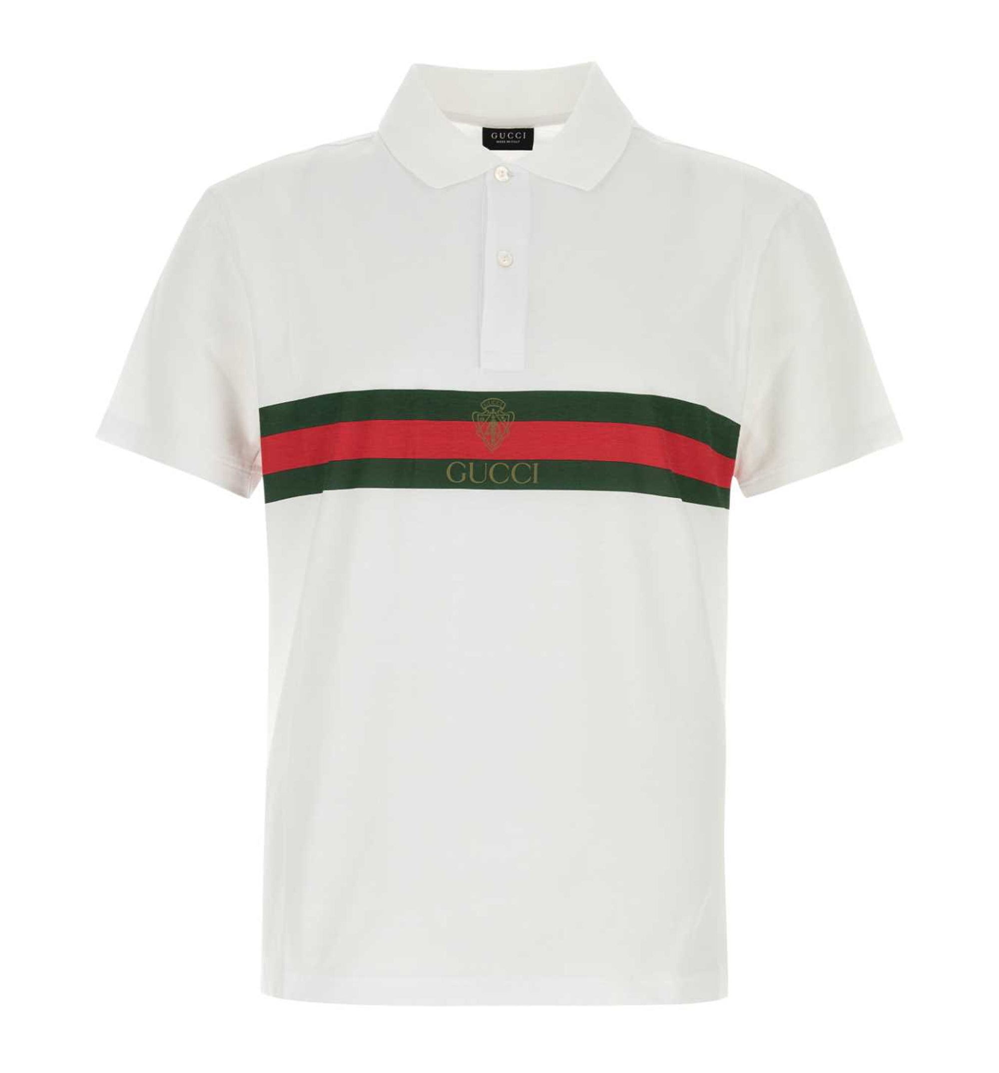Cotton Jersey Polo Shirt With Web