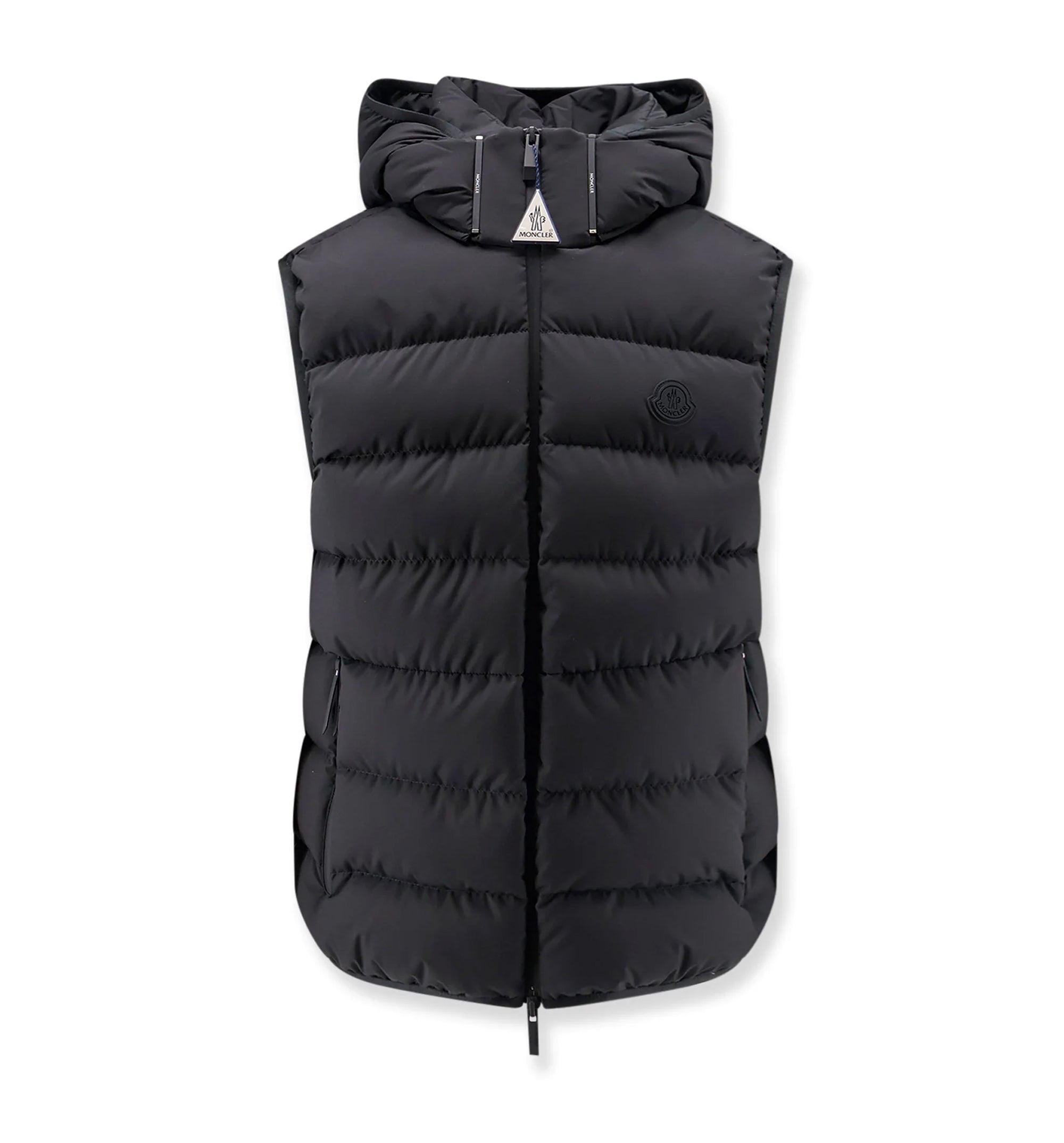 Arinella Matt Black sleeveless down jacket