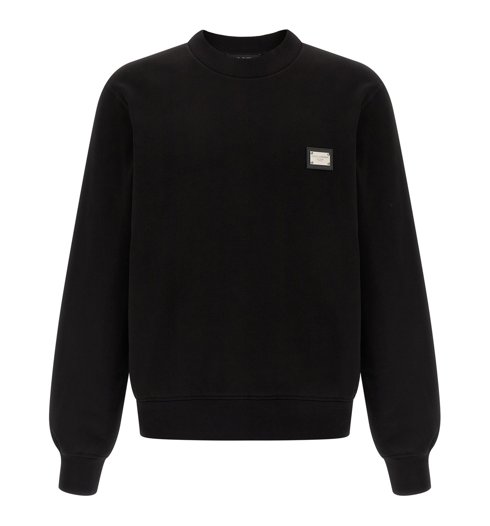 Jersey Sweatshirt With Branded Tag