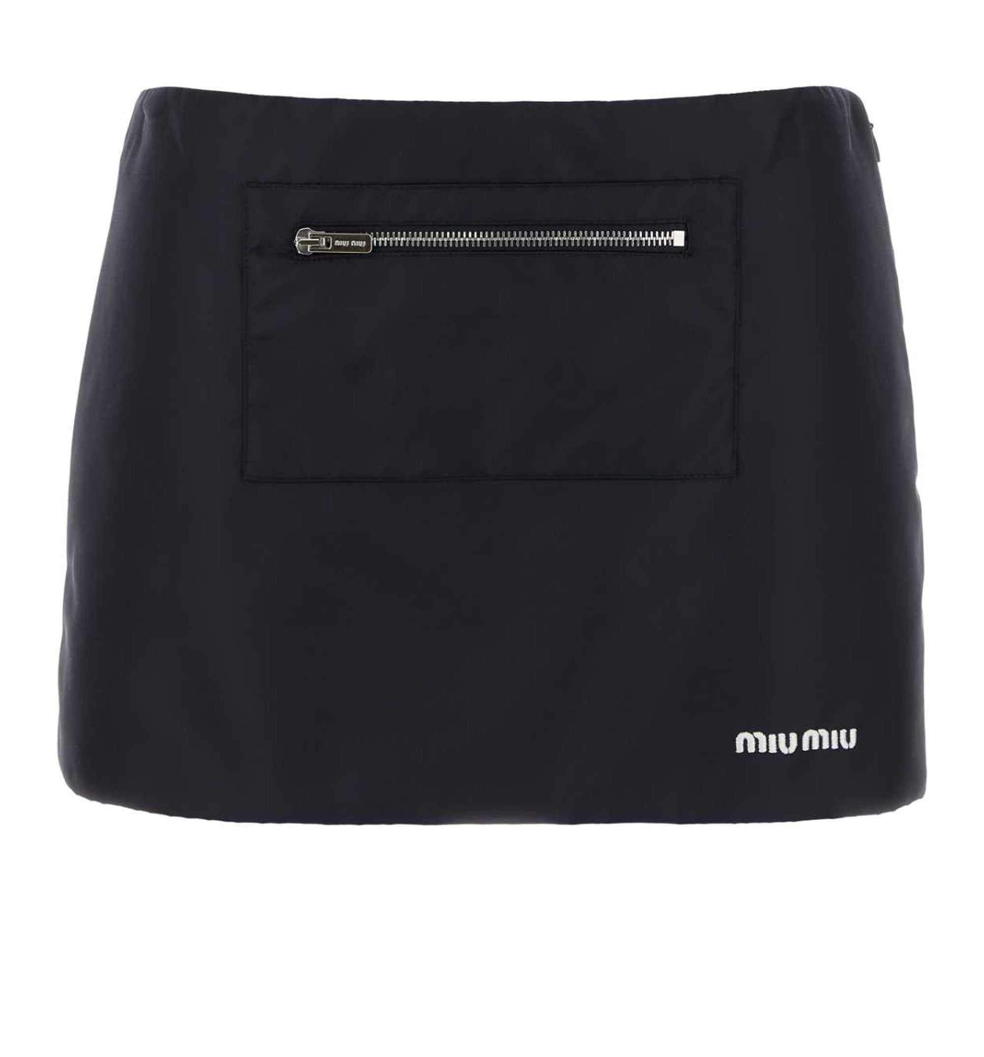 Technical Gazar And Fleece Skirt