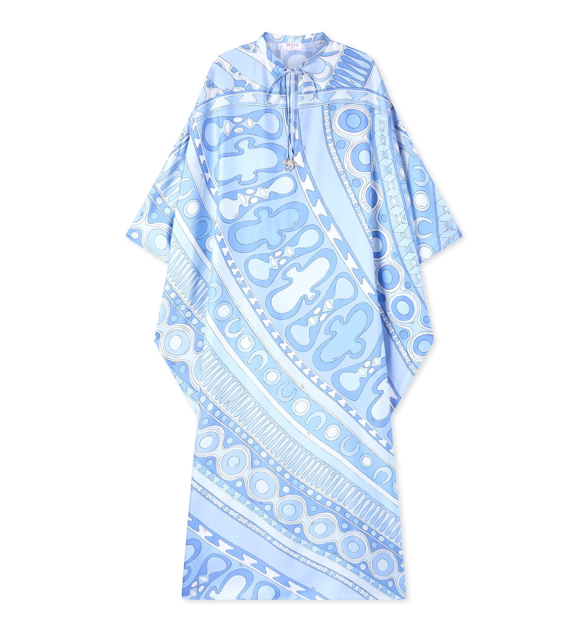 Soleil Print Silk Kaftan