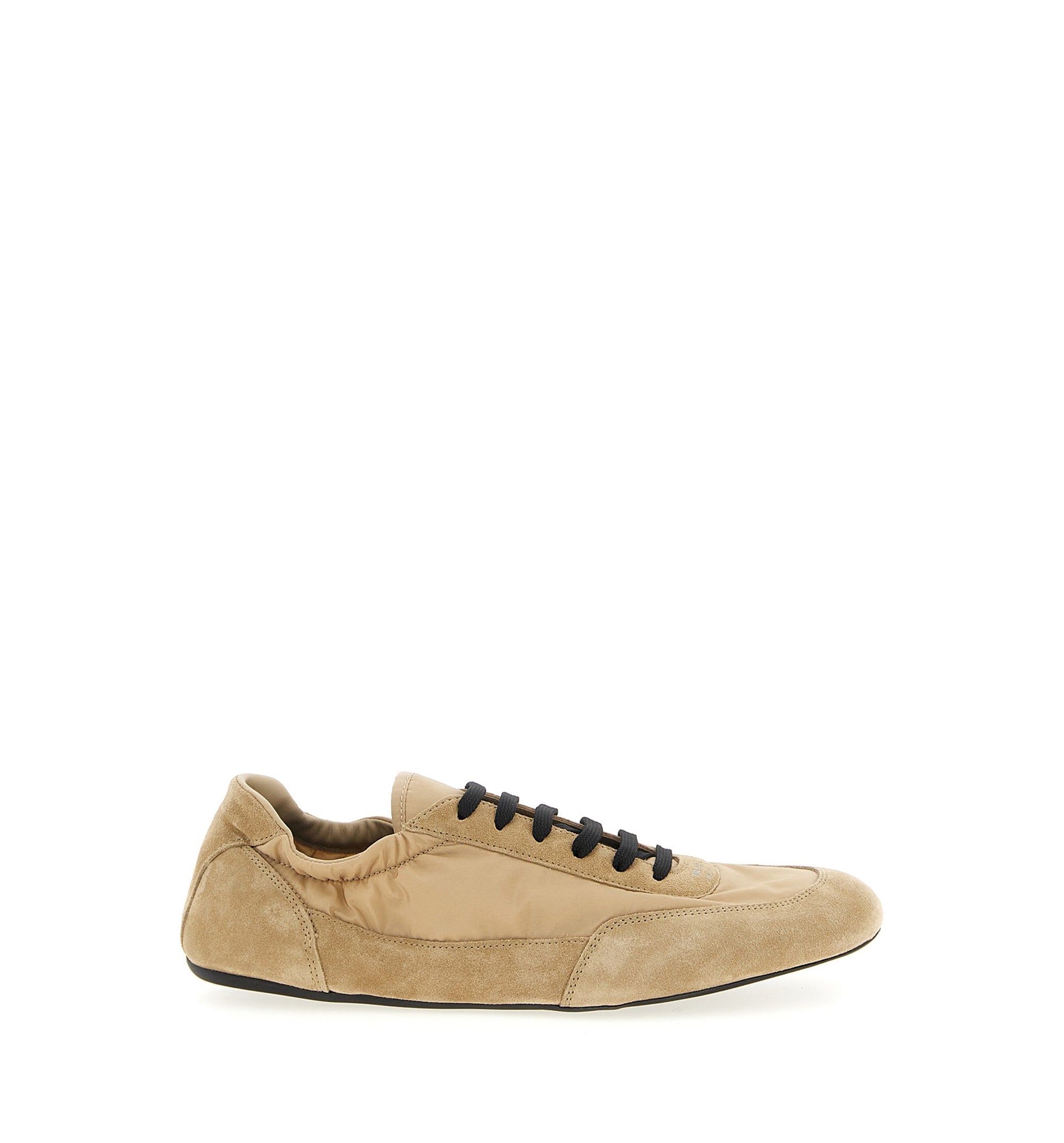 Collapse Re-Nylon And Suede Sneakers