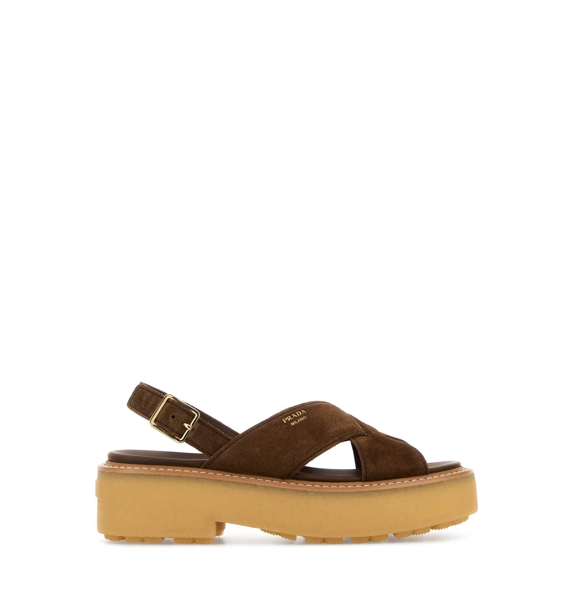 Suede Platform Sandals