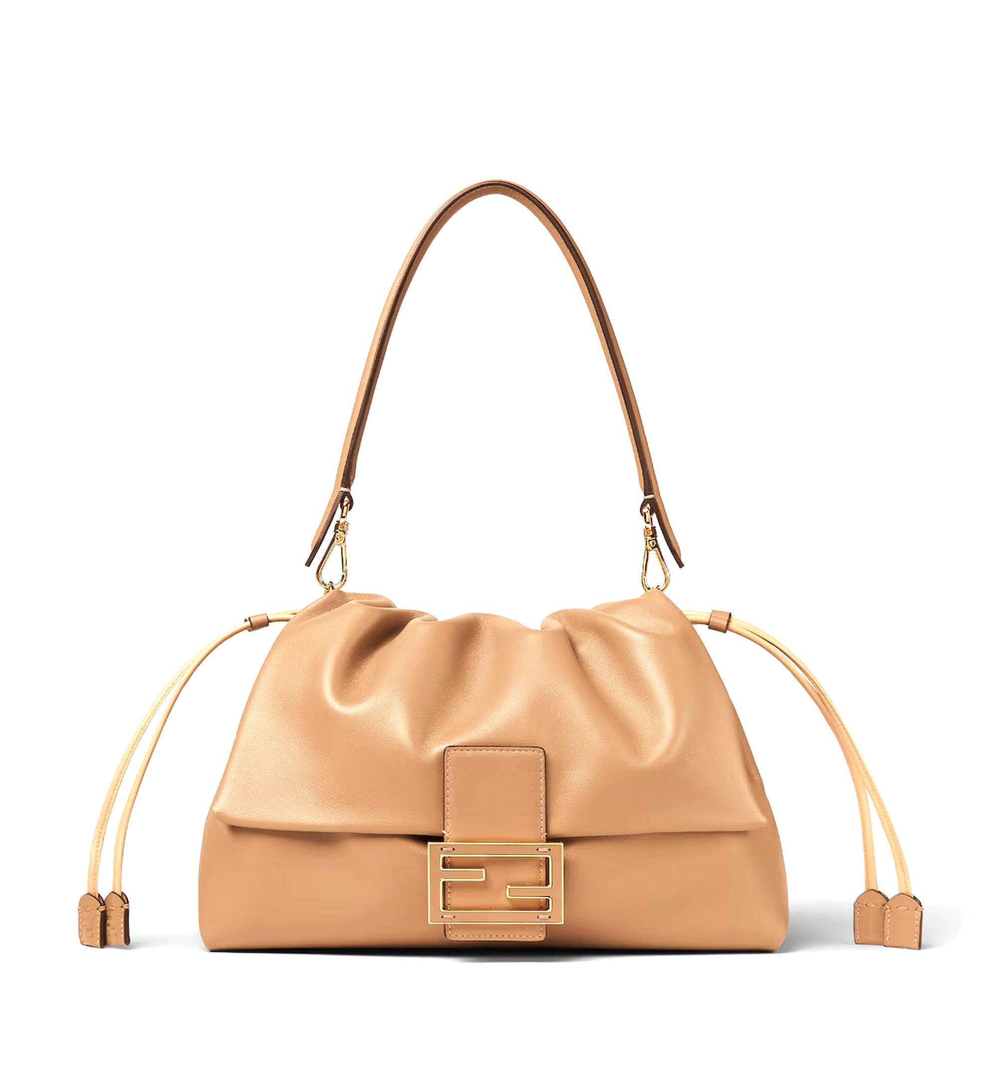 Mamma Baguette Large Cappuccino Nappa Leather Bag