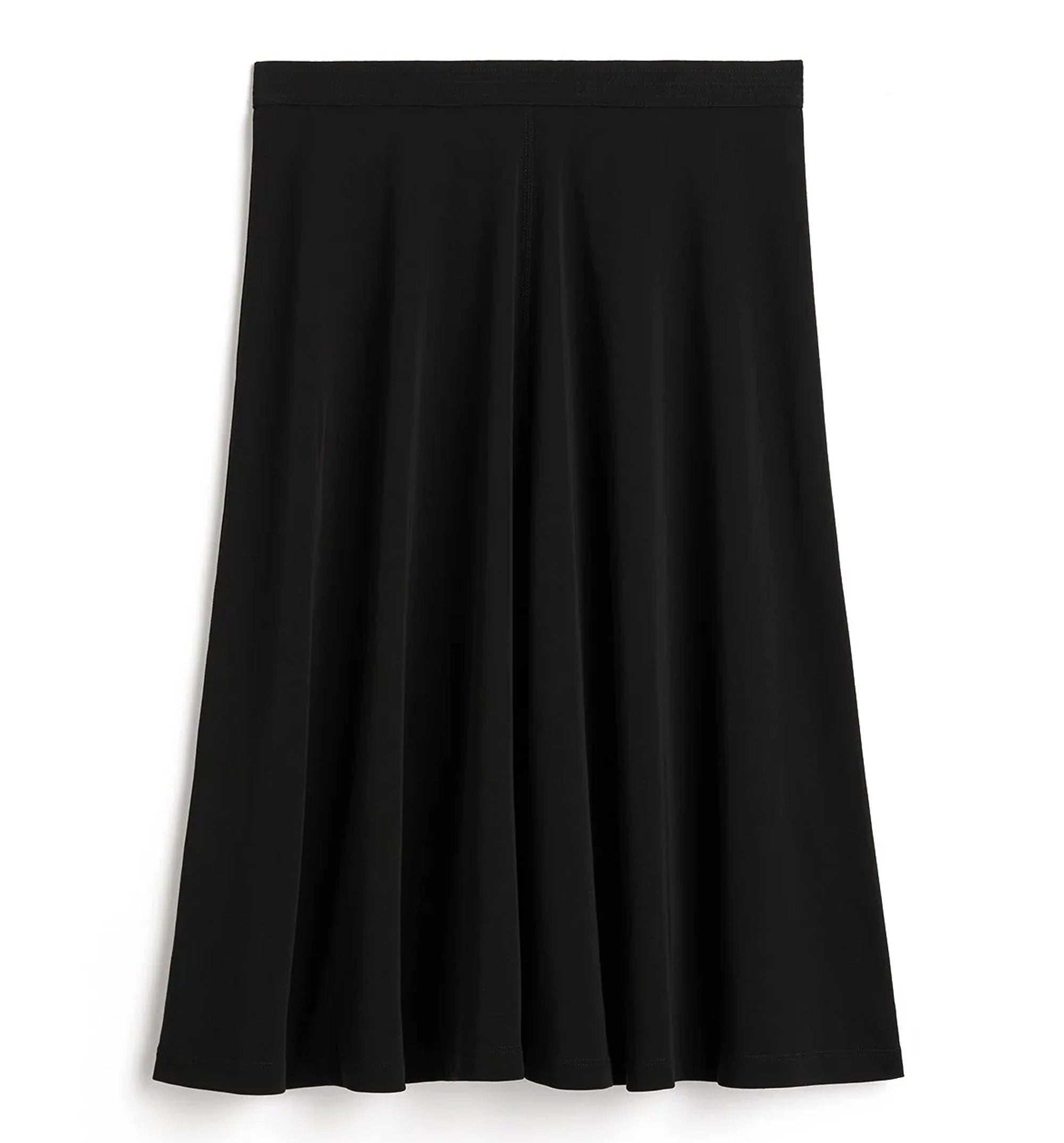 Short Fluid Jersey Skirt