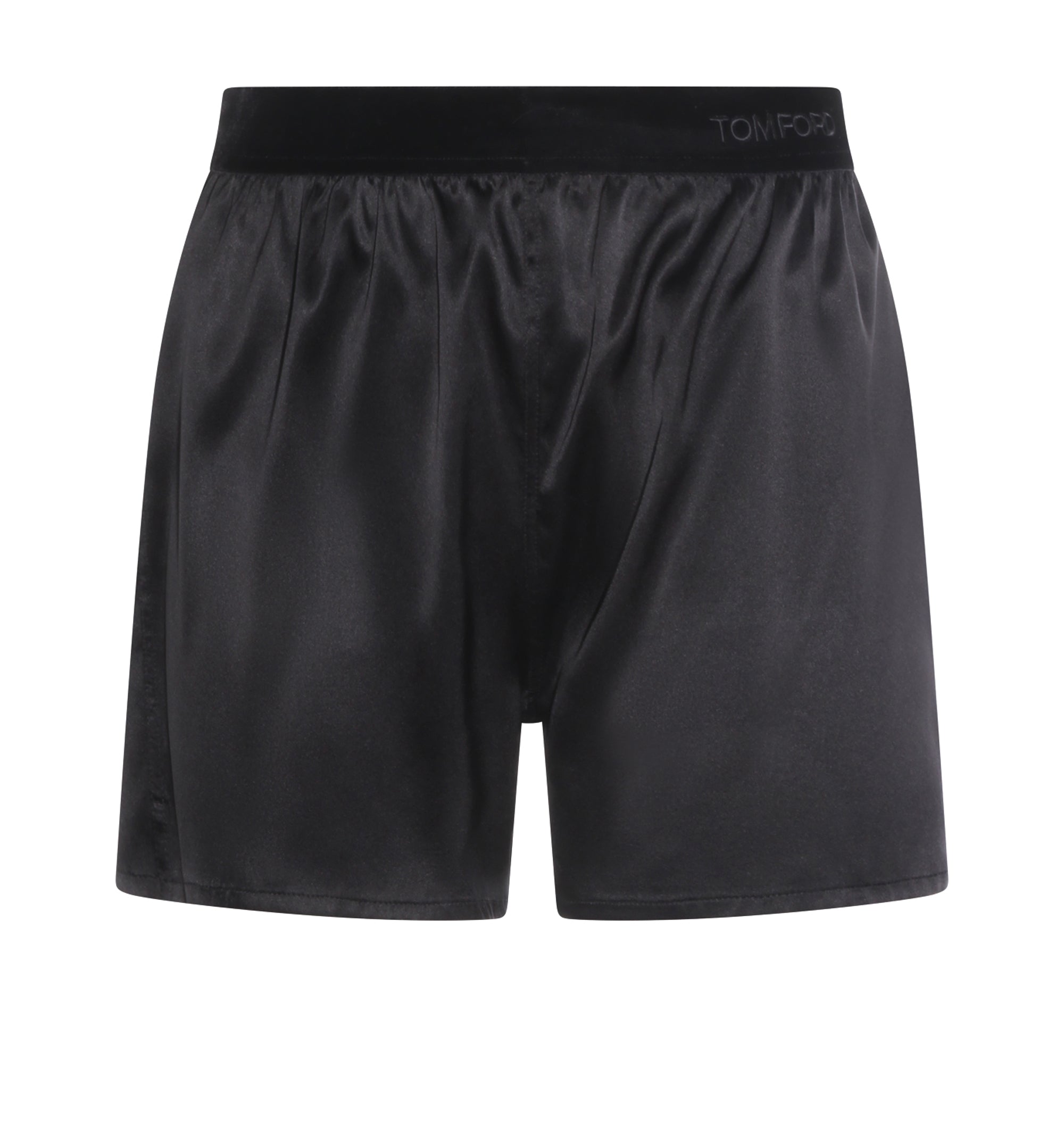 Stretch Silk Satin PJ Shorts