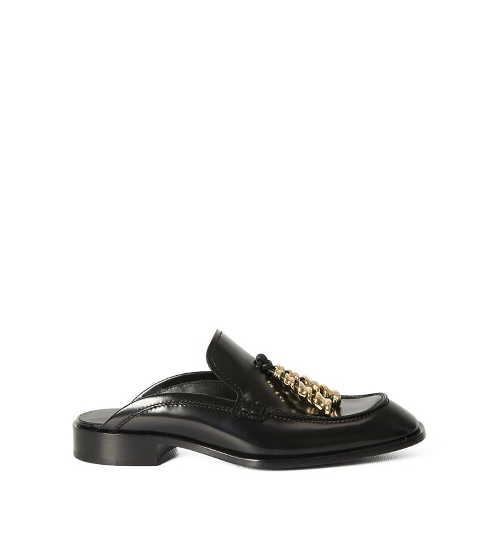 Edge Loafer Mule In Brushed Calfskin