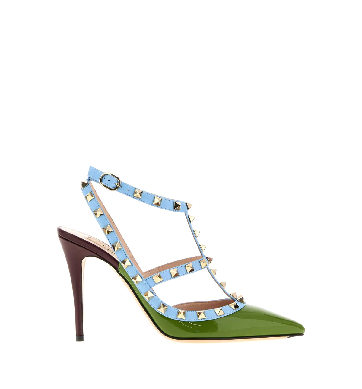 Rockstud Caged Slide Sandals