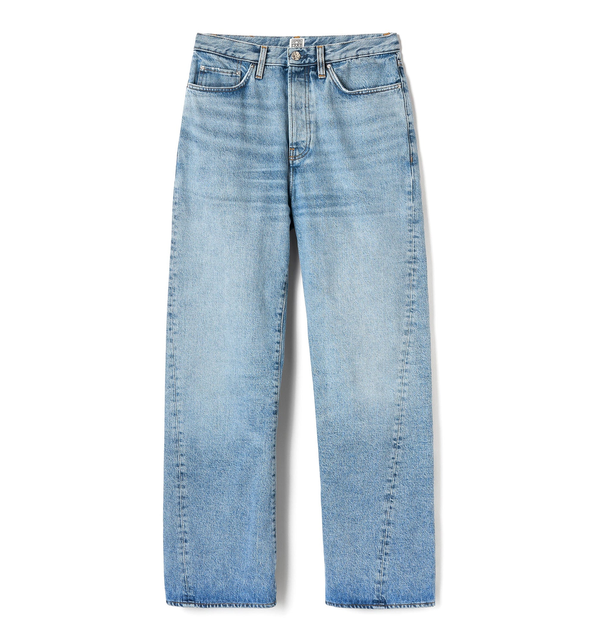 Twisted Seam Full-Length Jeans