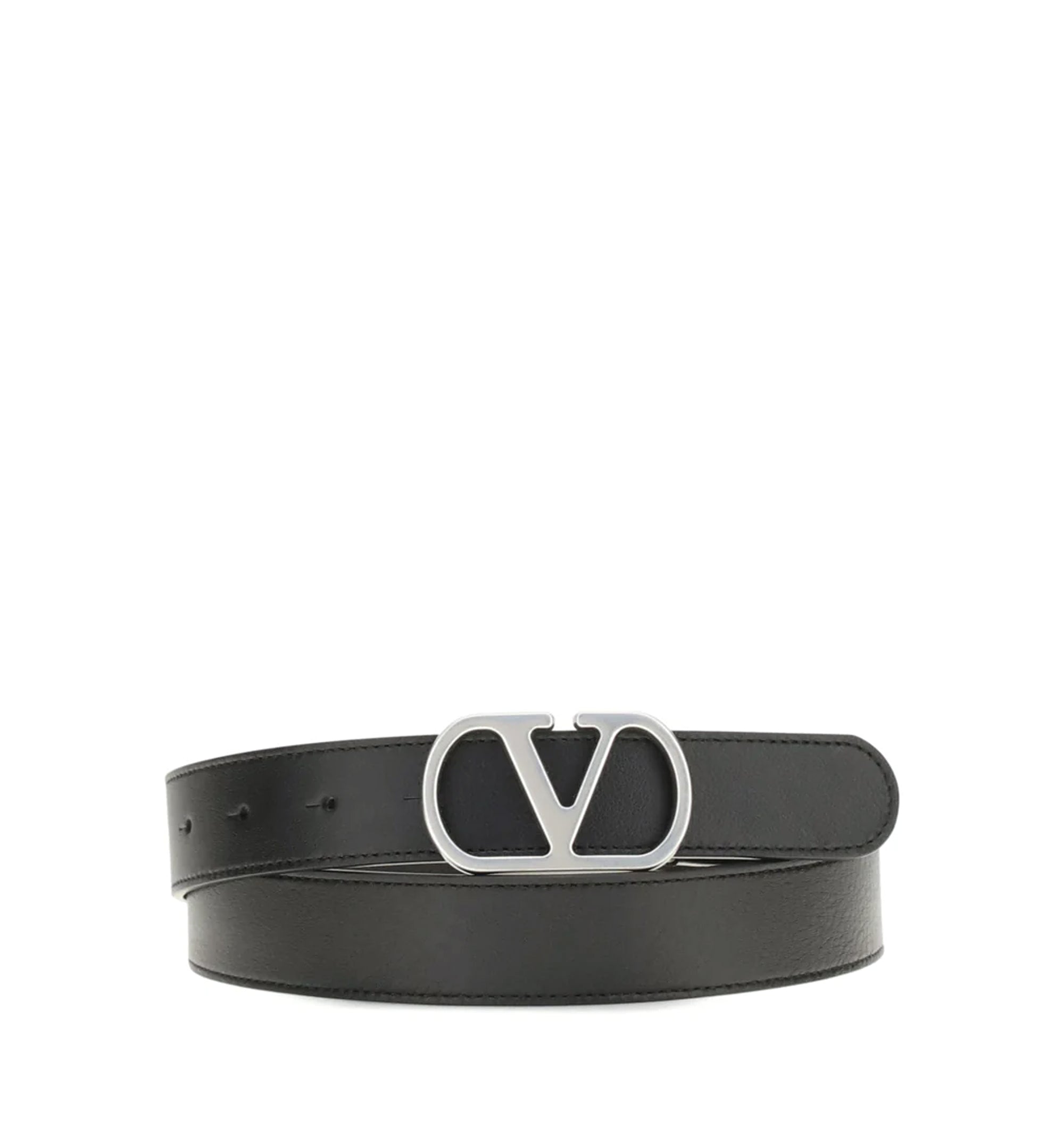 VLogo Signature Leather Belt