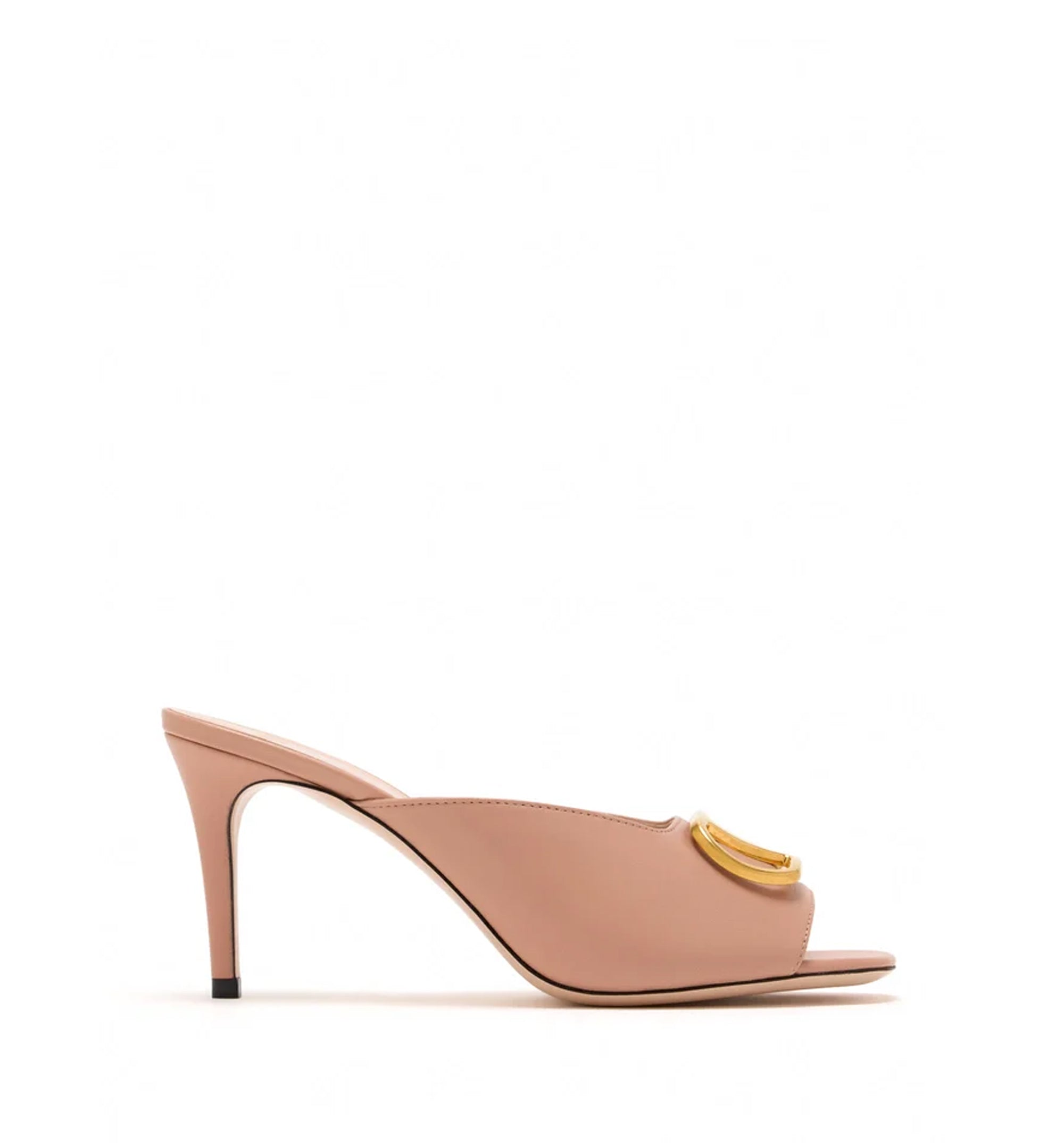 VLogo Signature Leather Mules