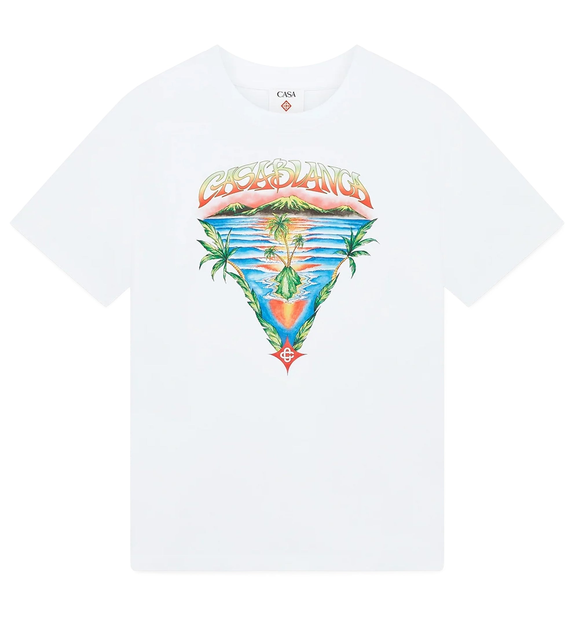 White Innocence Triangle Short Sleeve T-Shirt
