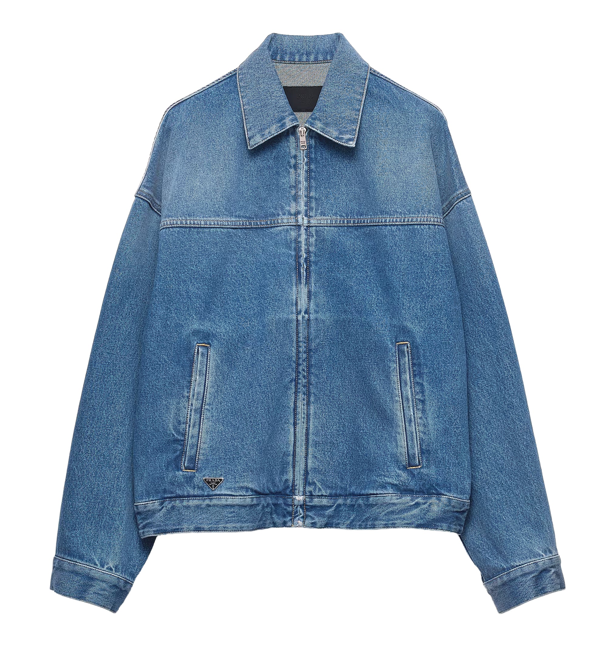 Denim Blouson Jacket