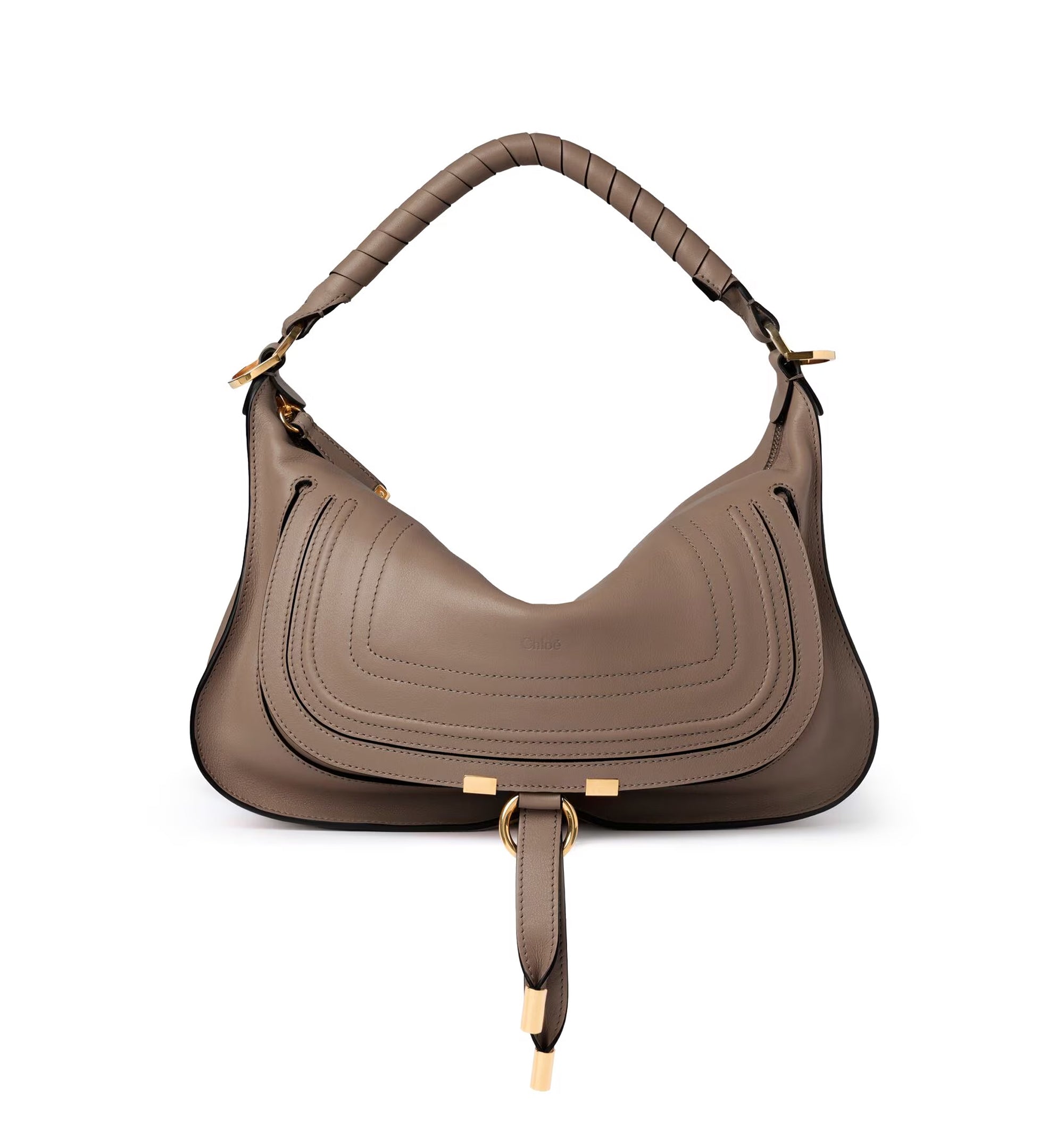 Small Marcie shoulder bag in soft leather