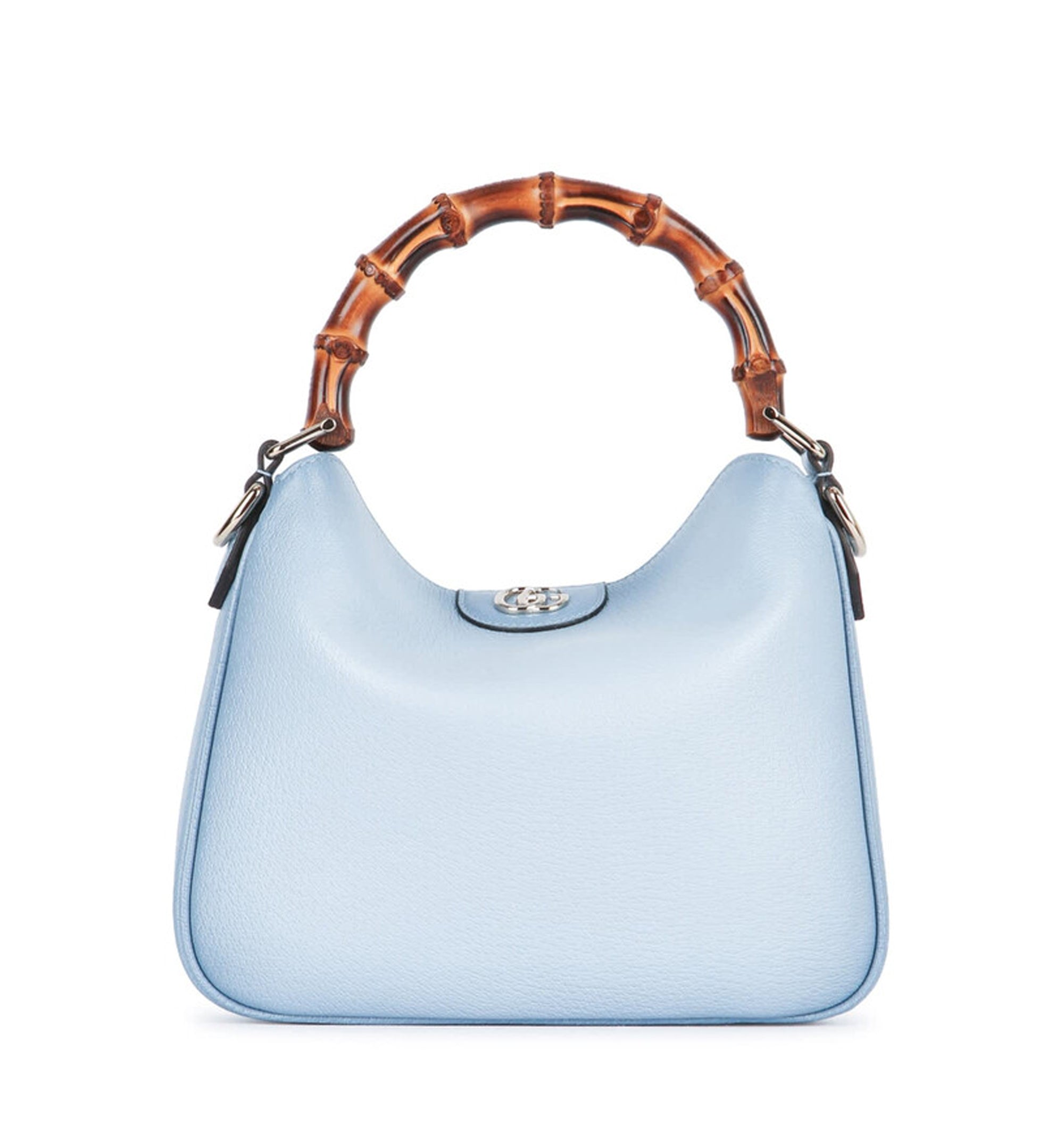Leather Diana Medium Top Handle Bag