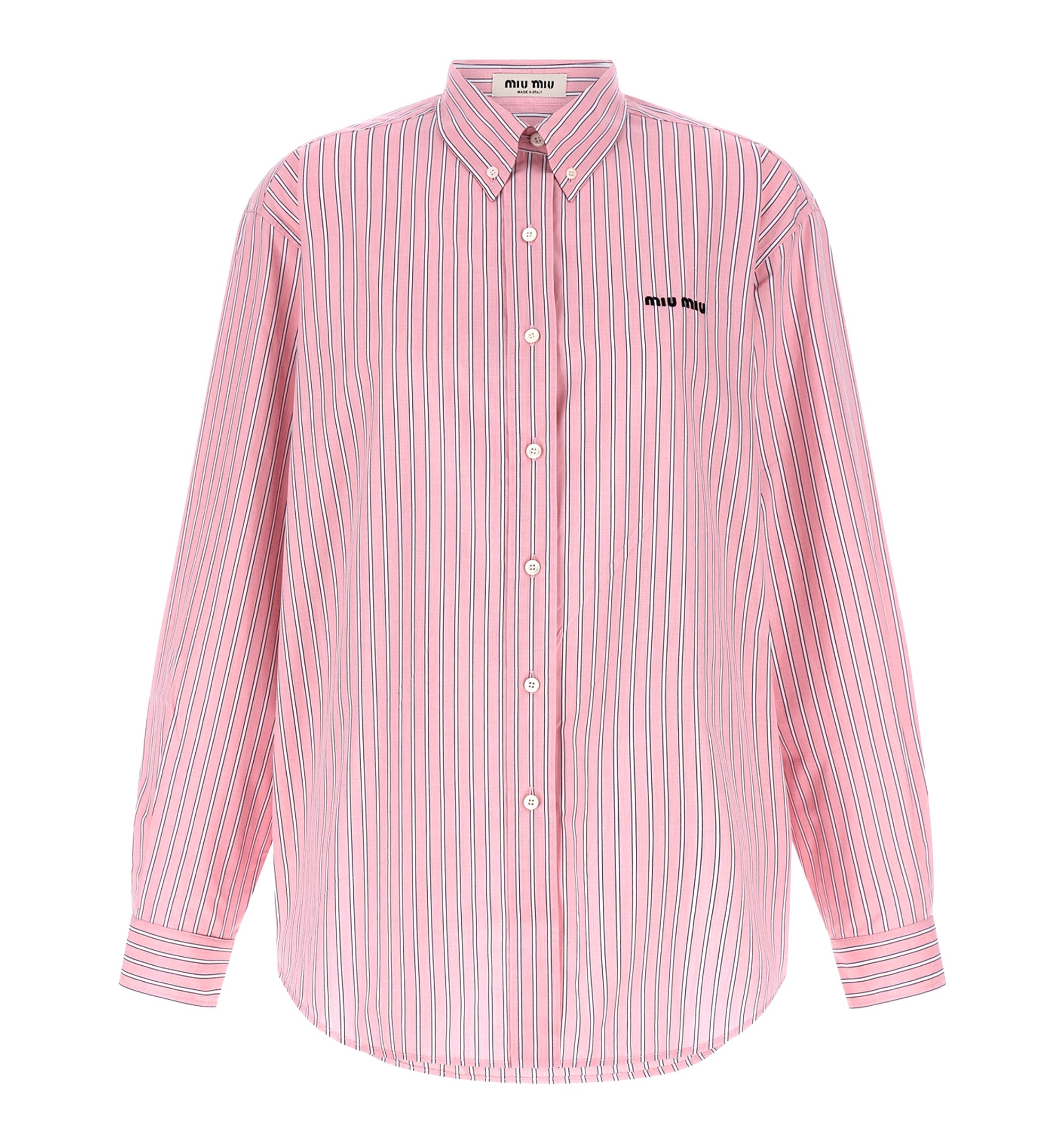 'button down' striped shirt