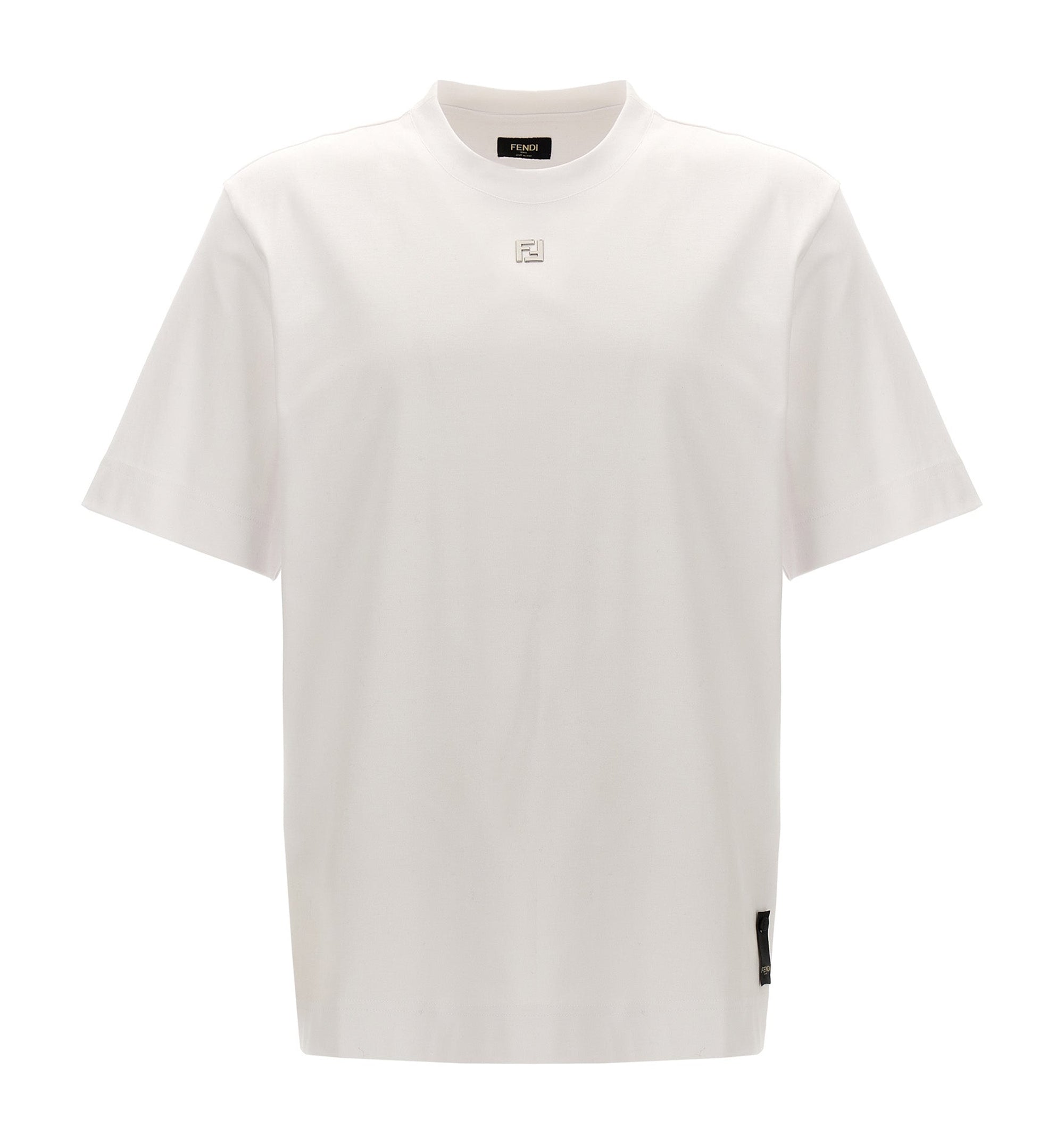 FF Metal-Appliqué Cotton T-Shirt