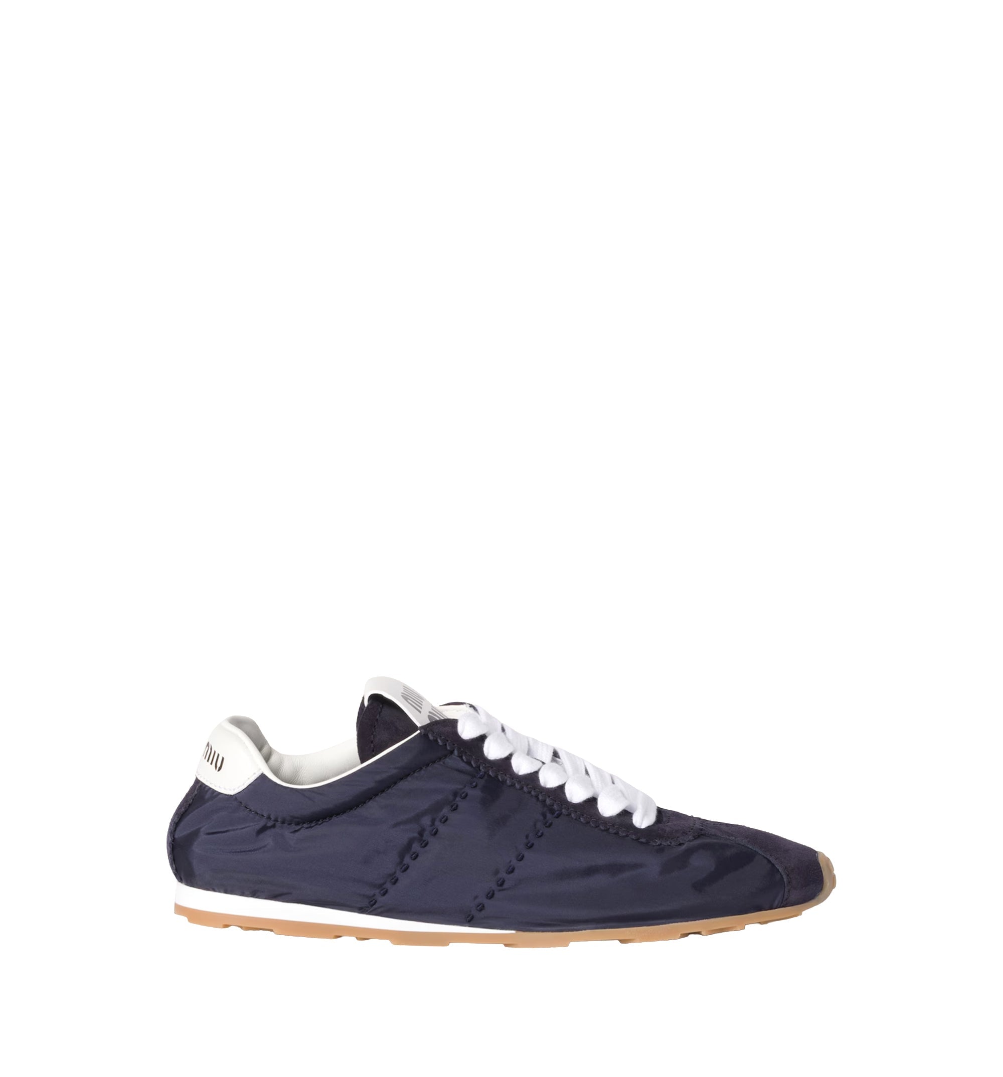 Plume Technical Fabric And Suede Sneaker