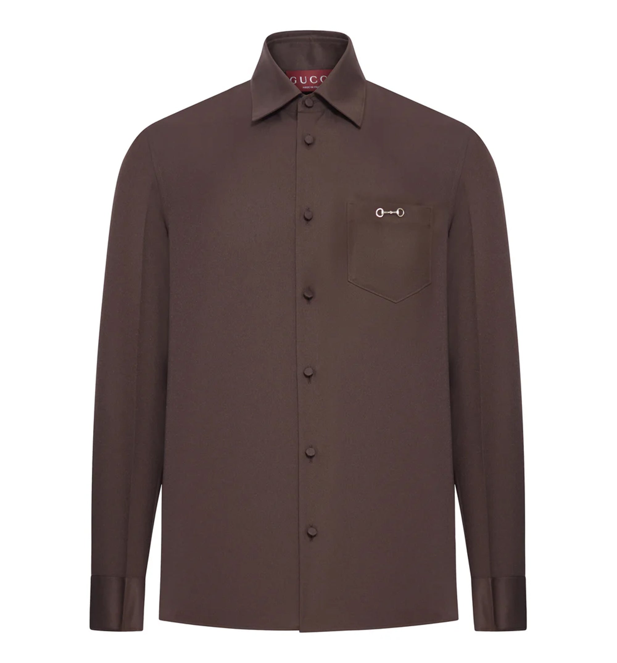 Twill Shirt With Horsebit