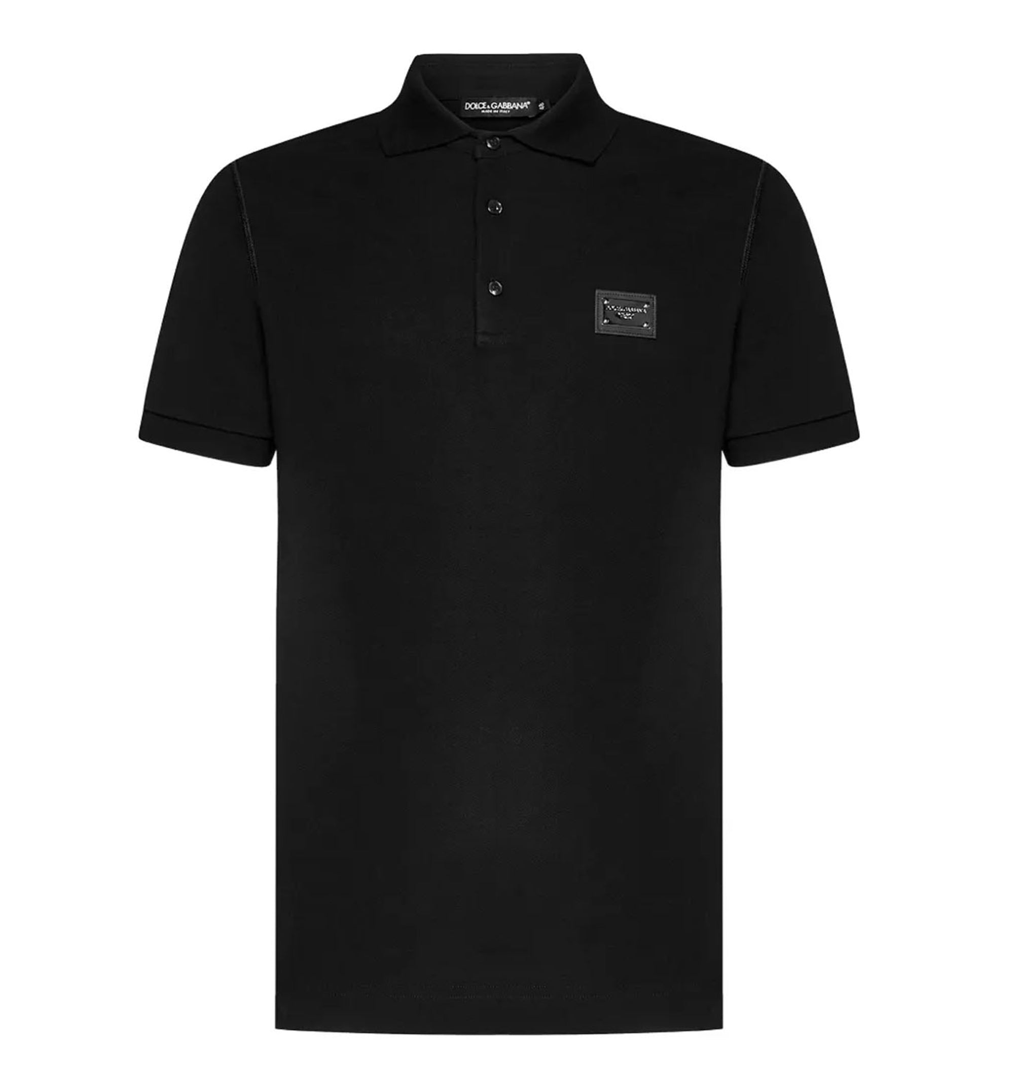 Dolce & Gabbana Logo-plaque Polo Shirt