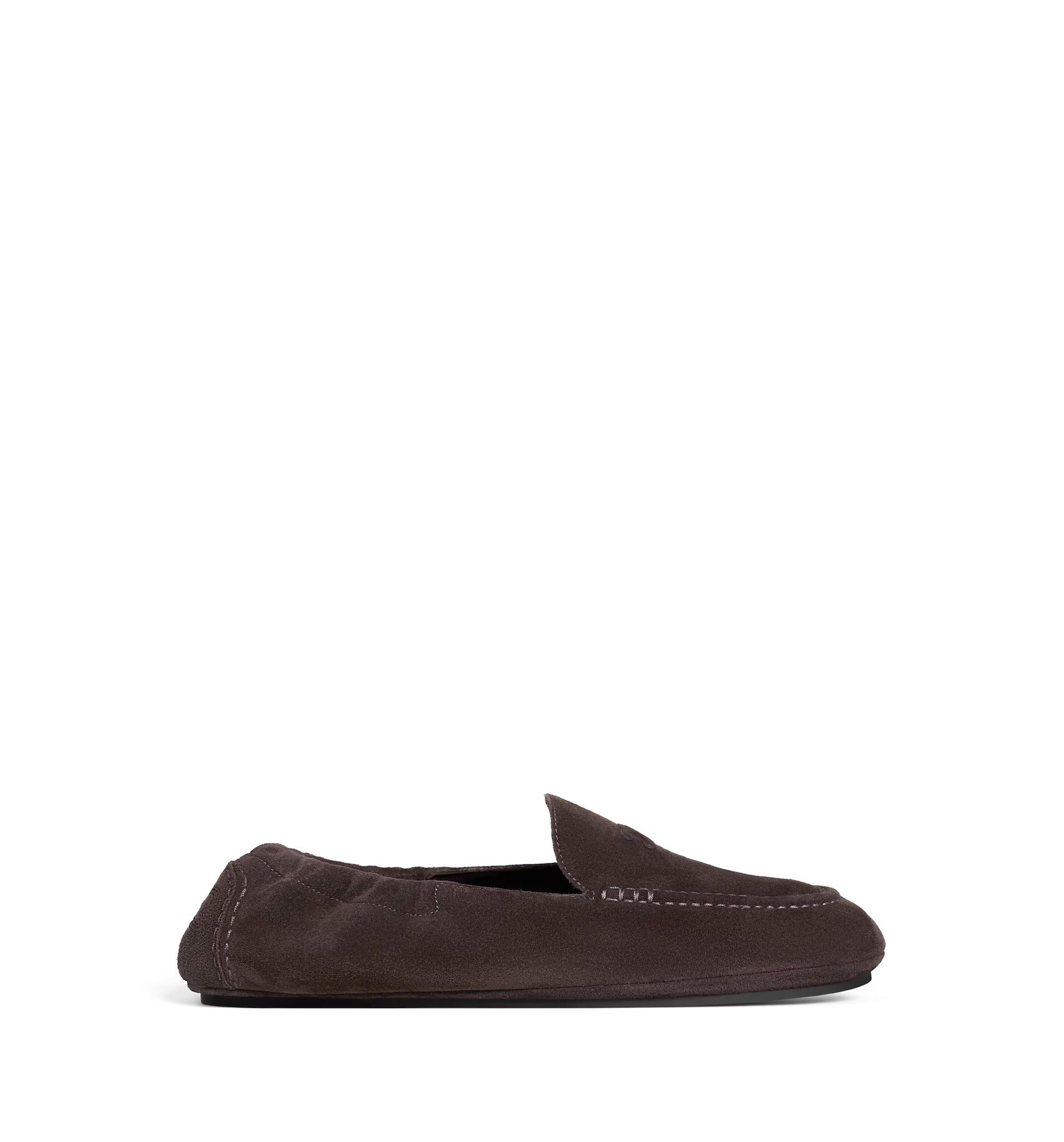 Adam Loafer With Triomphe In Suede Calfskin