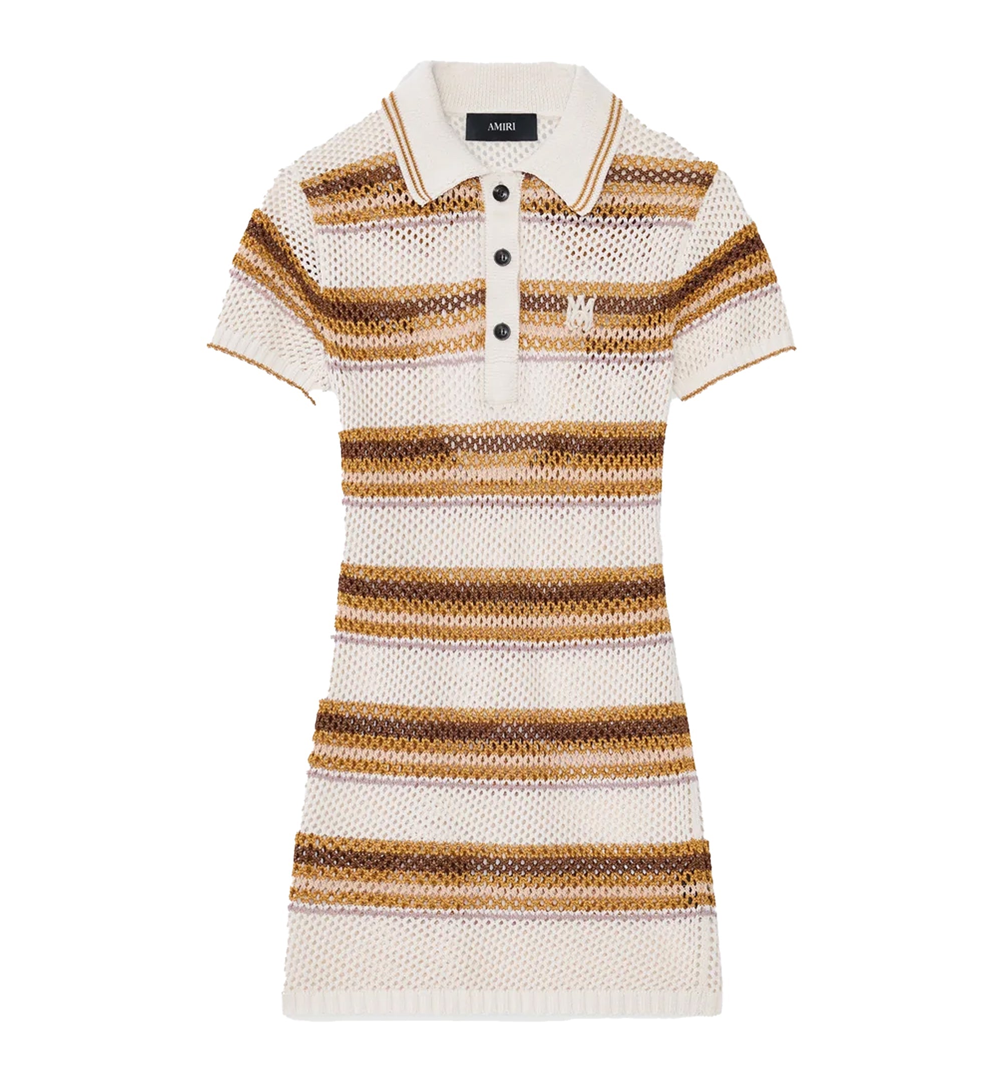 Women's MA Stripe Polo Mini Dress