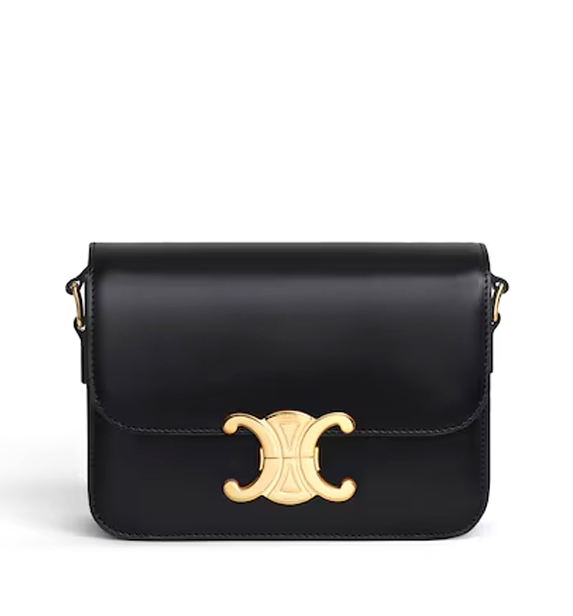Teen Triomphe Bag In Shiny Calfskin