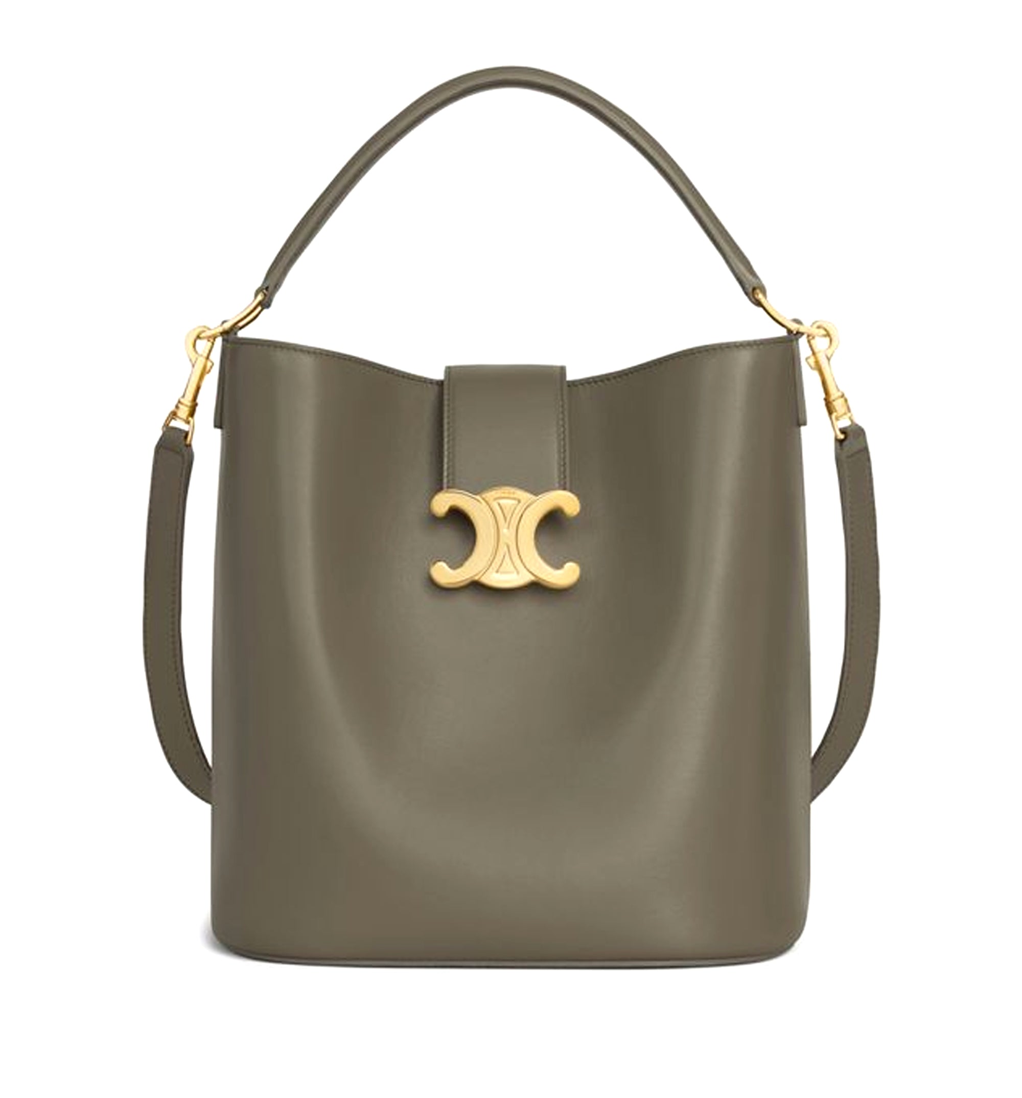 Medium Bucket Louise In Smooth Calfskin