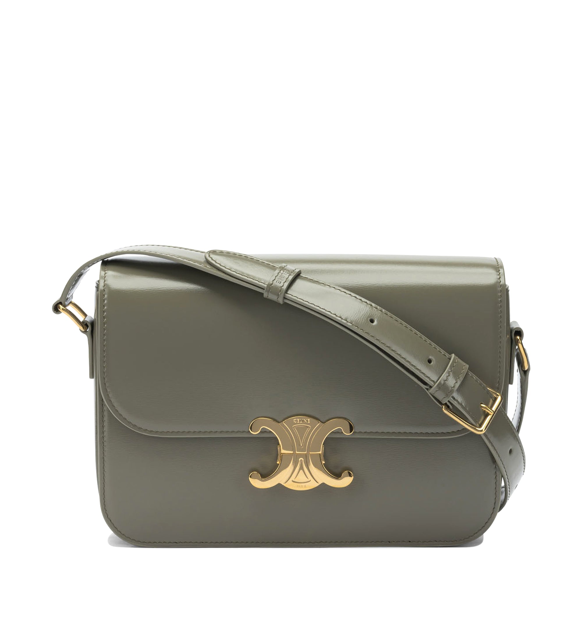 Classique Triomphe Bag In Shiny Calfskin