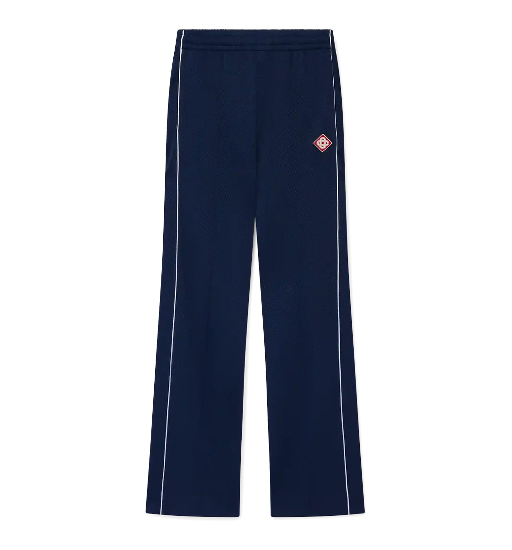 Navy Pique Track Pants