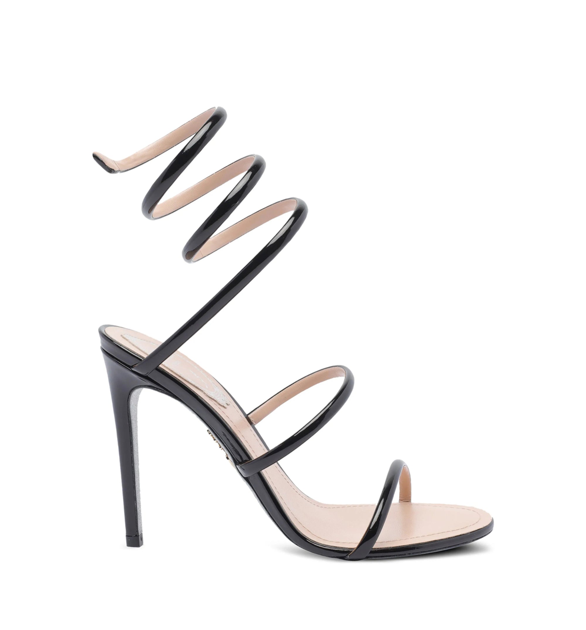 Cleo Metallic Black Sandal 105
