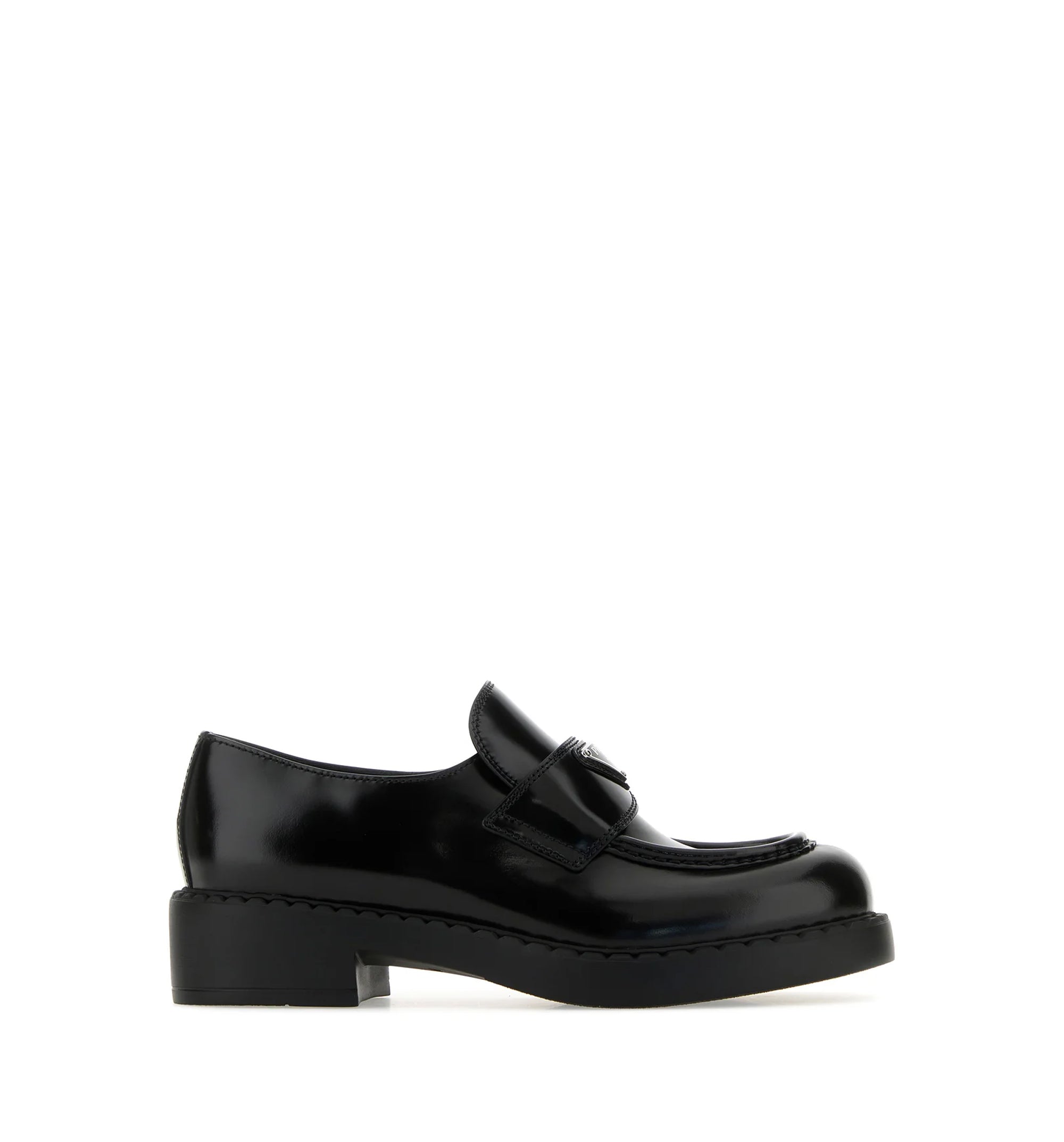 Brushed Leather Loafers