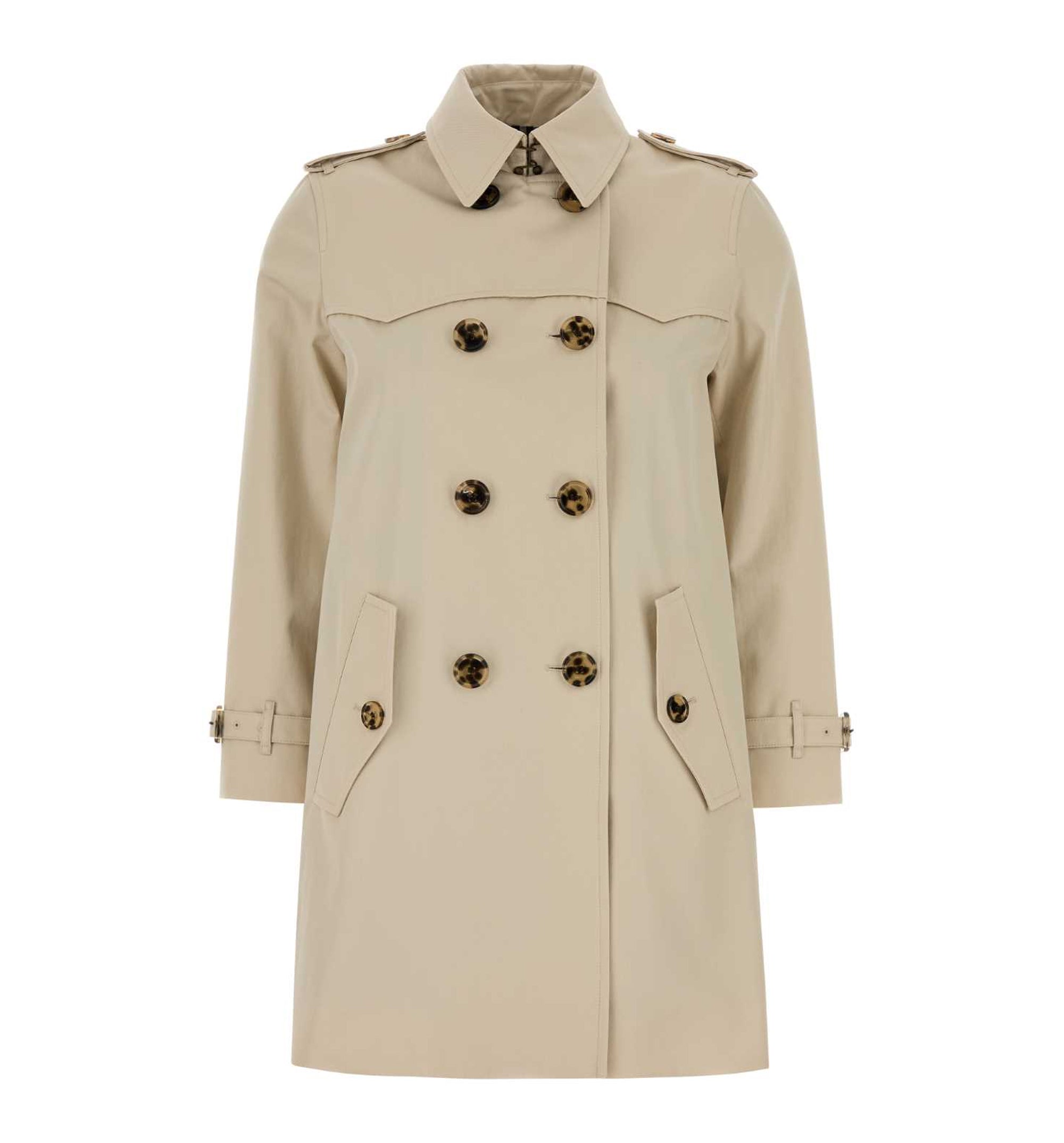Short Summerside Gabardine Trench Coat