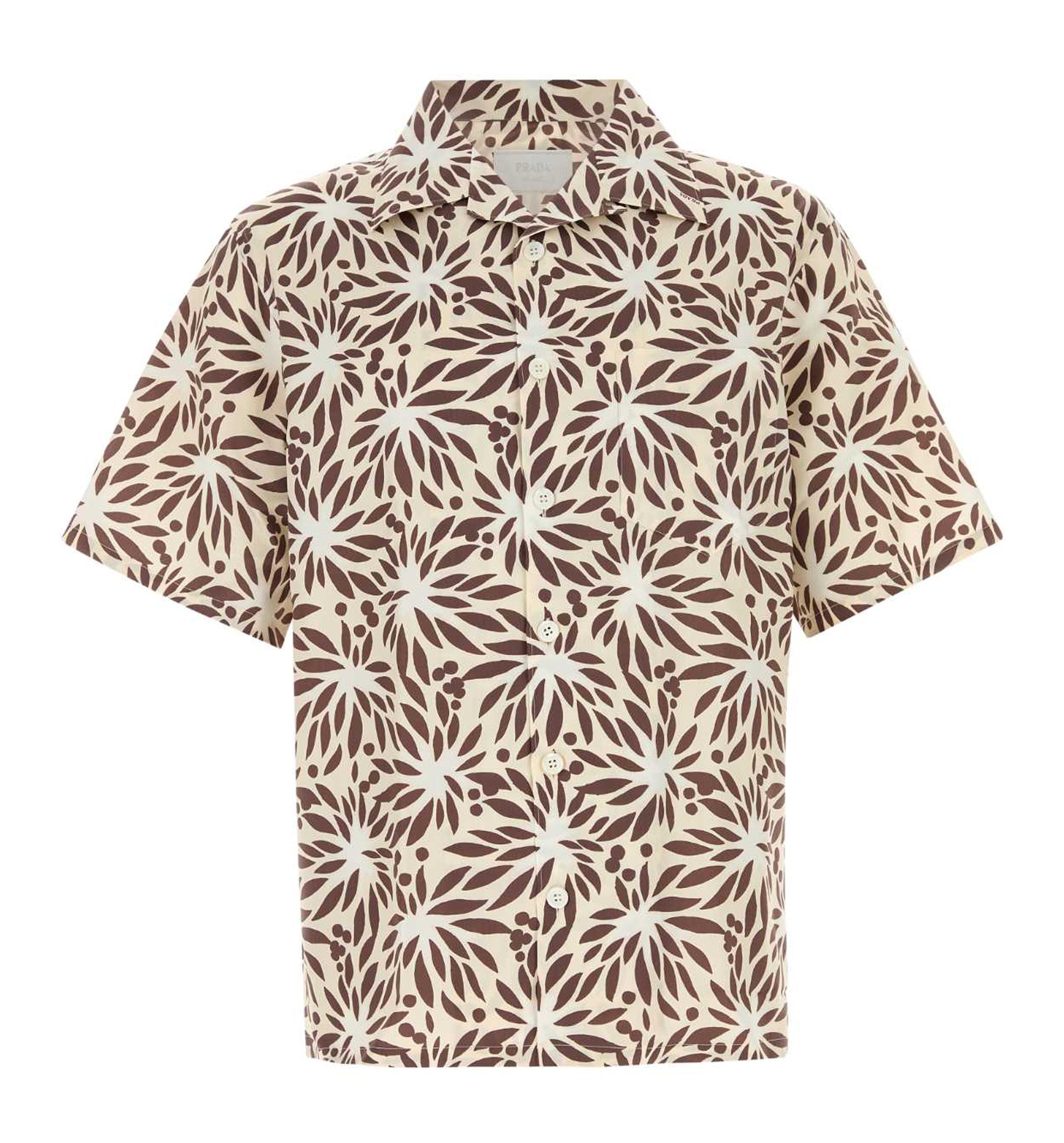 Printed Cotton Blend Shirt