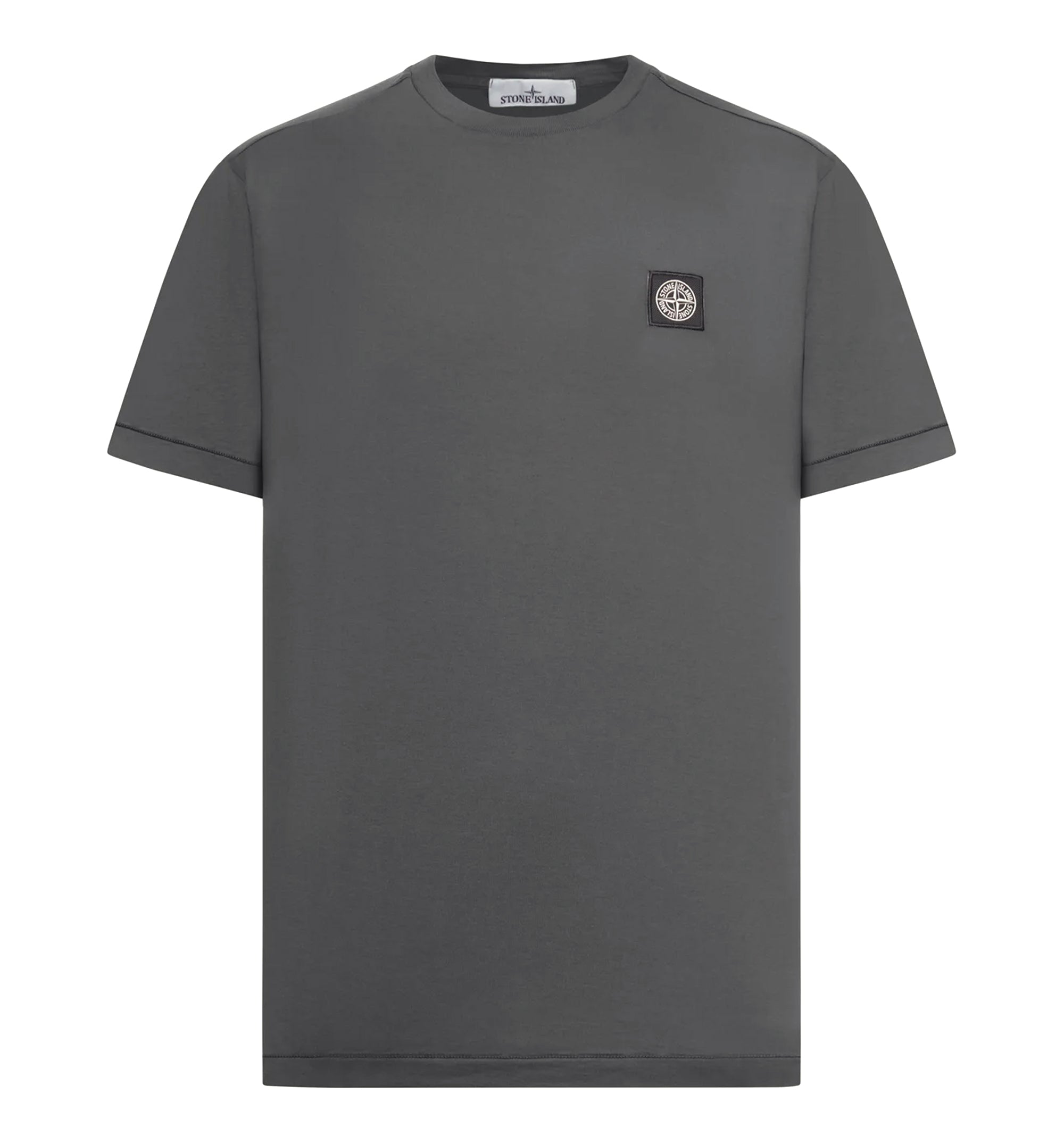 Slim-Fit Short-Sleeve T-Shirt with Compass Patch